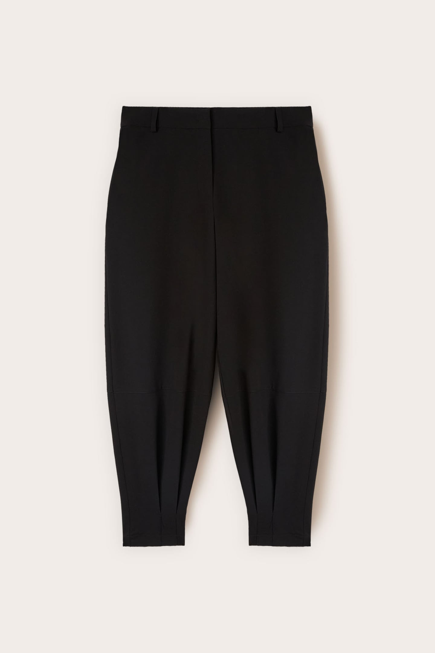 CARROT PANTS WITH CUFF AT THE BOTTOM BLACK 4
