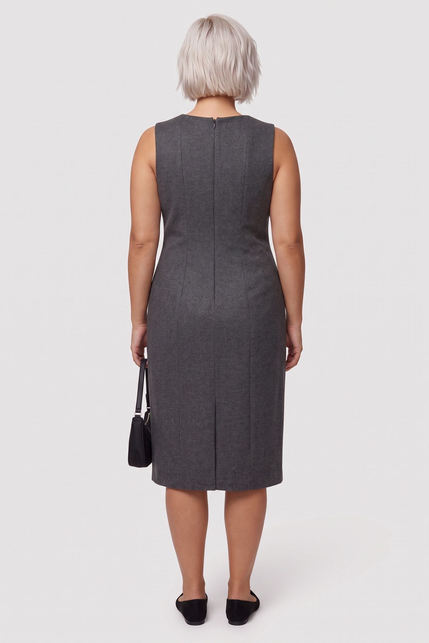 LA WILLOW DRESS GREY 2