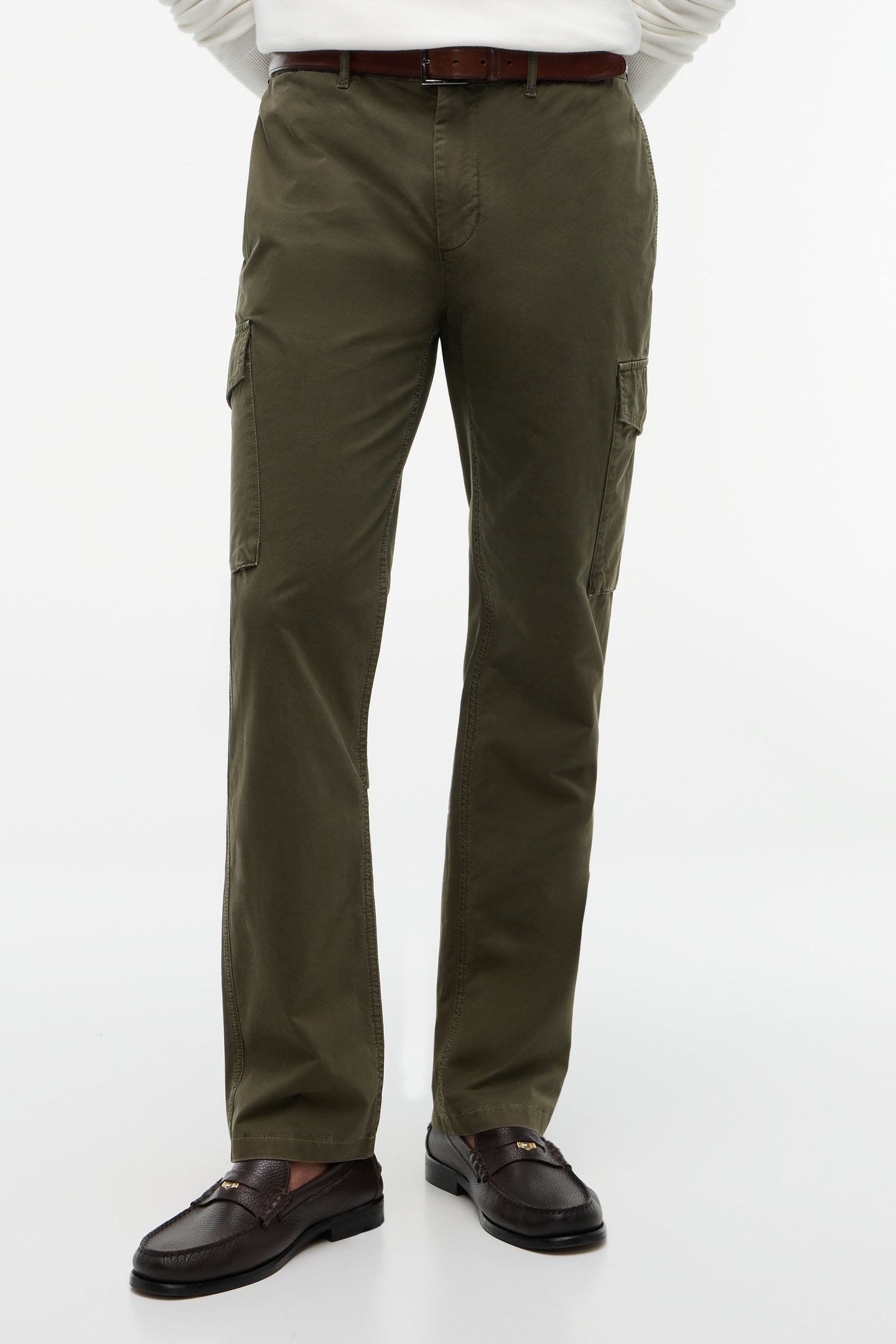 DENTON LW TWILL CARGO DARK GREENERY 2