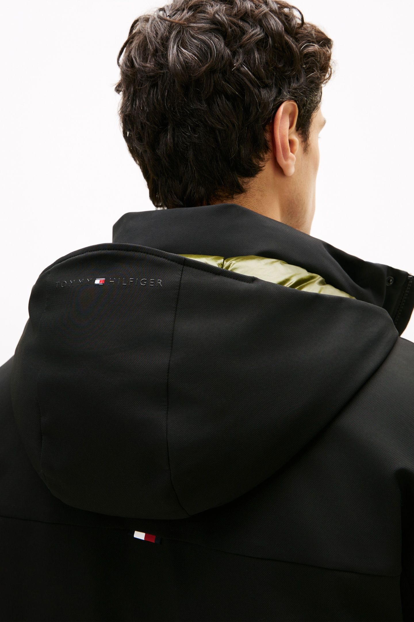 TECH HOODED PADDED PARKA BLACK 5