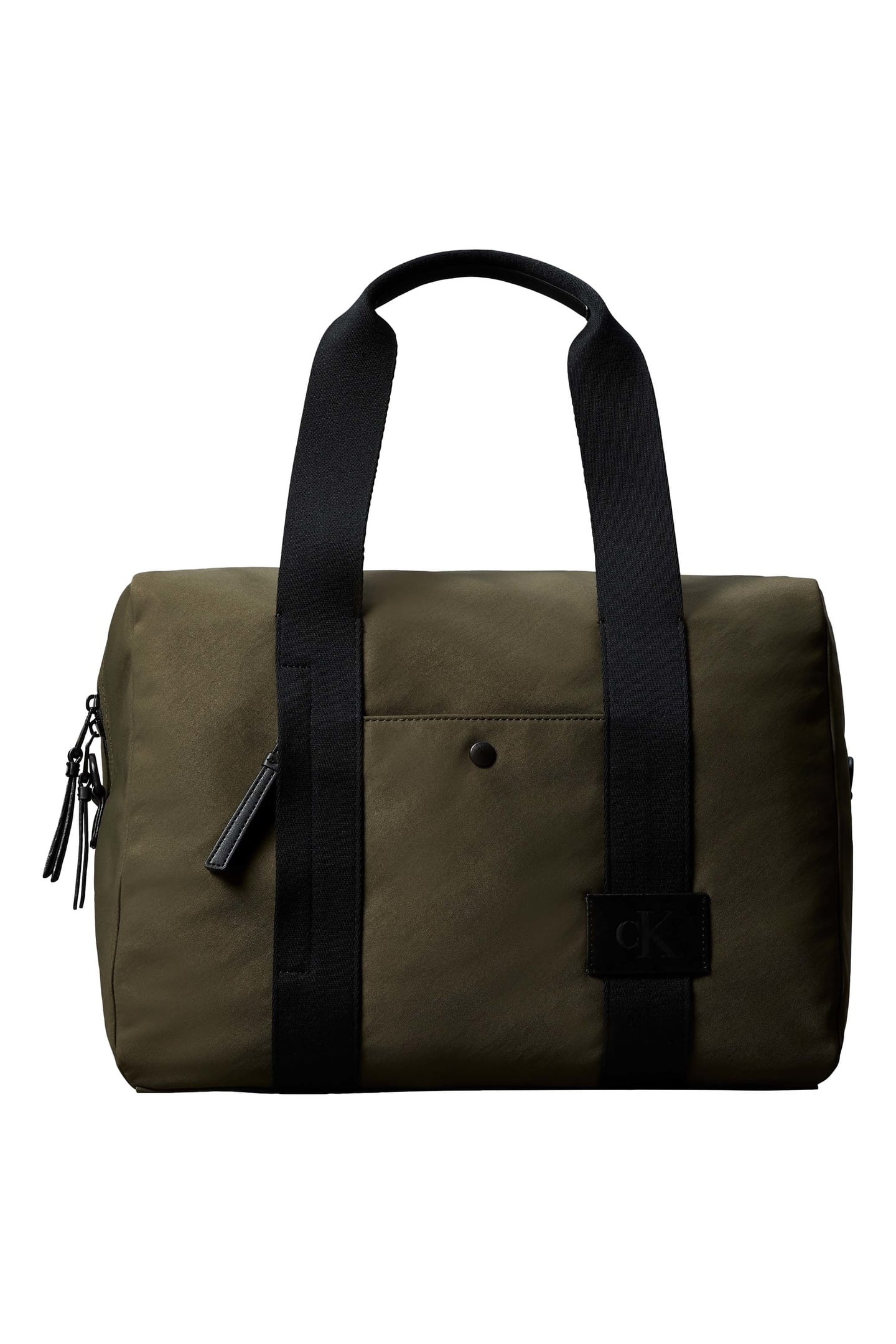CANVAS MIX LARGE DUFFEL BAG DEEP OLIVE 2
