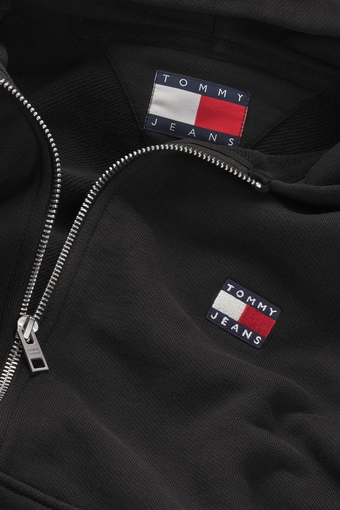 TJW BOXY BADGE ZIP BLACK 6
