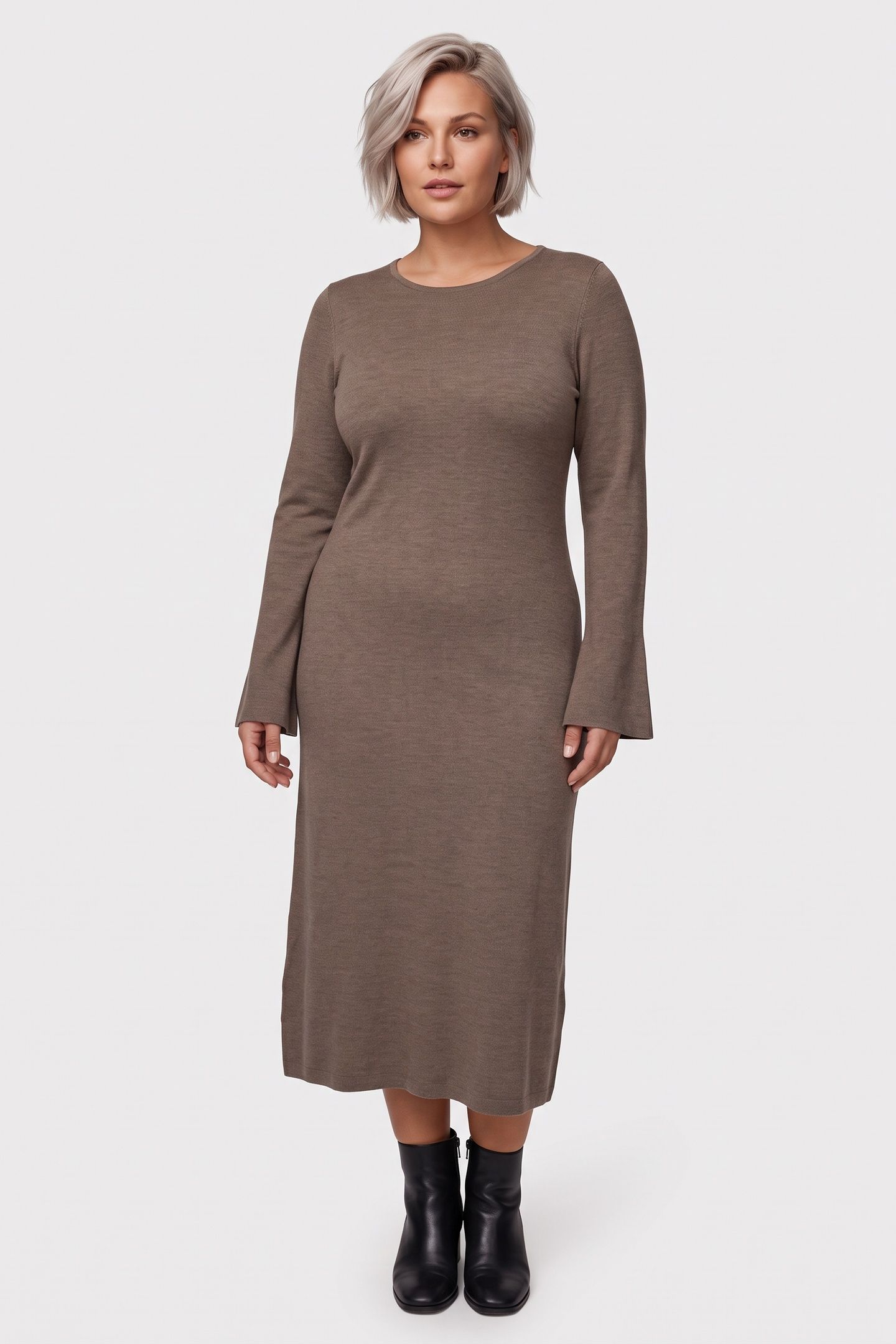 X ELEM DRESS BEIGE 1