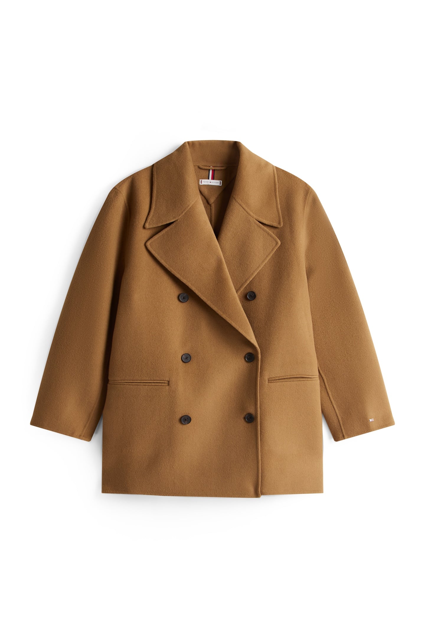 DF WOOL BLEND REG COAT DESERT KHAKI 3