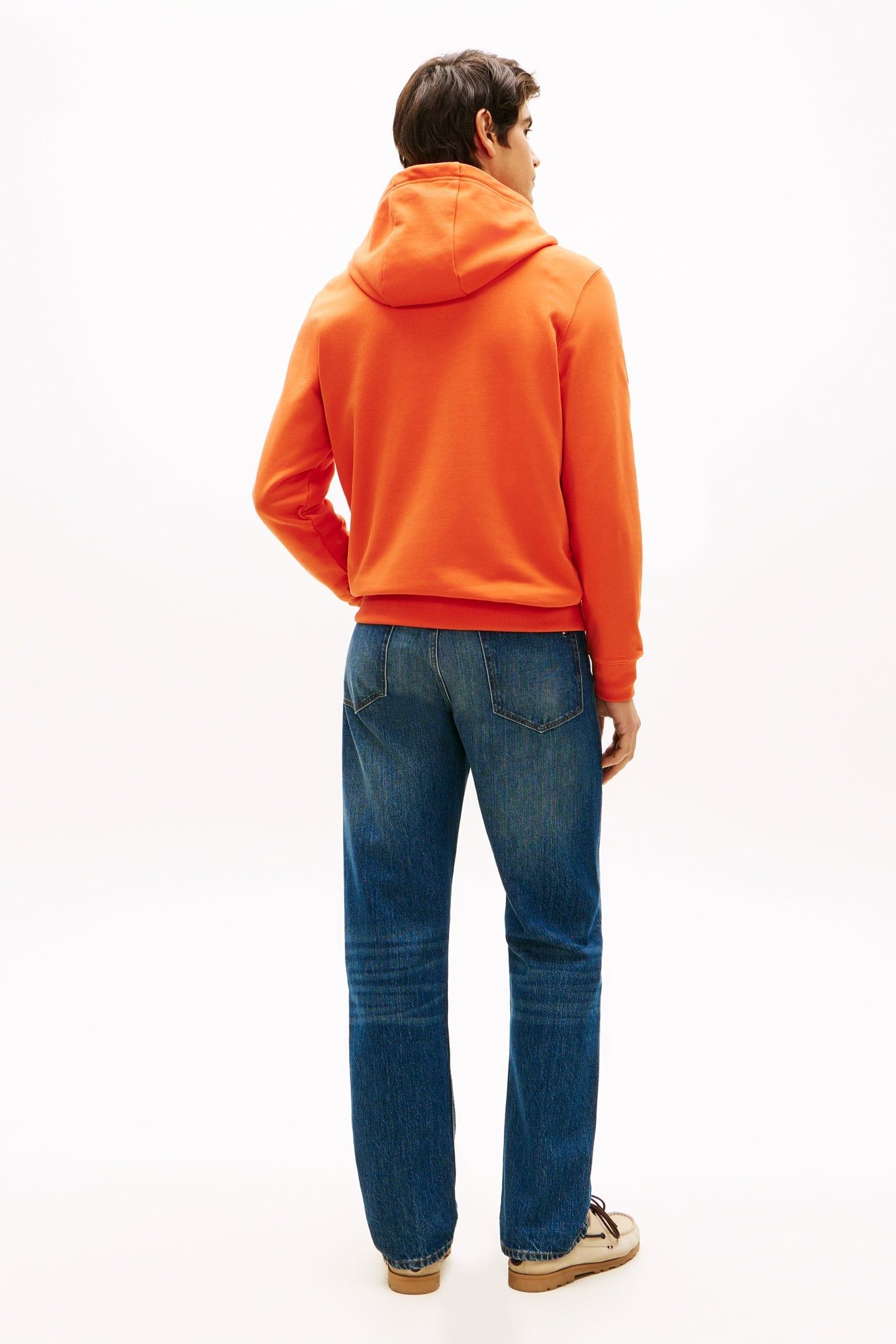 ESSENTIAL TERRY HOODIE BRILLIANT ORANGE 2