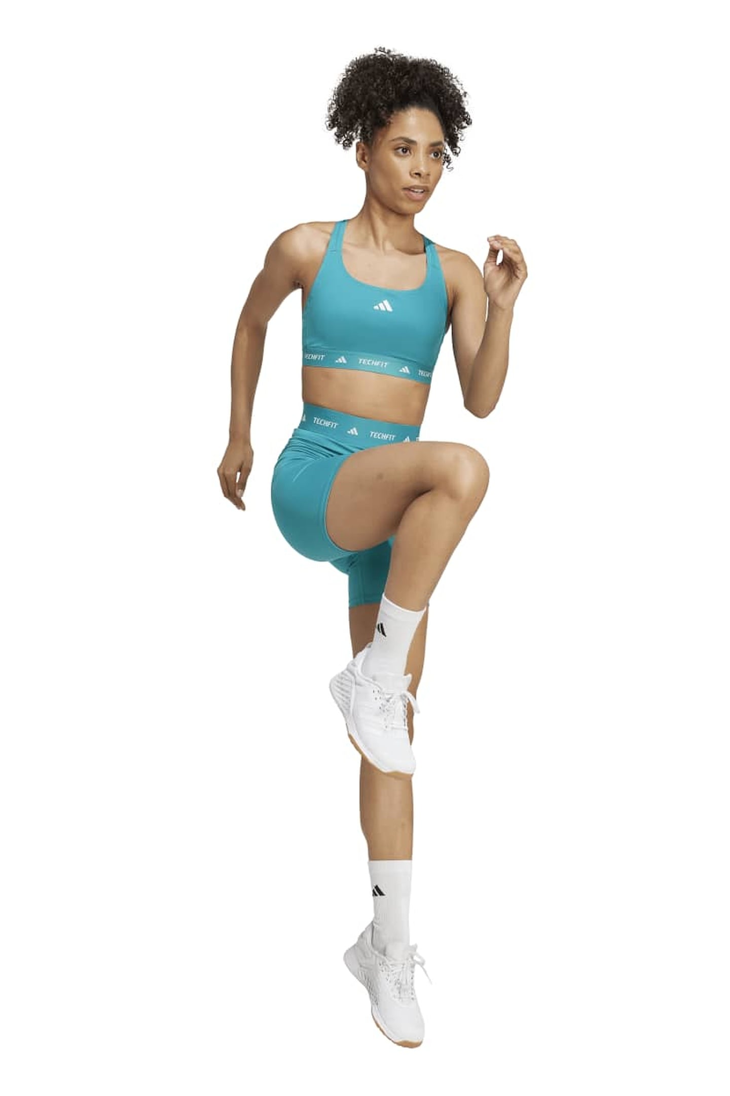 TF SHORT LEGGINGS PURE TEAL 3