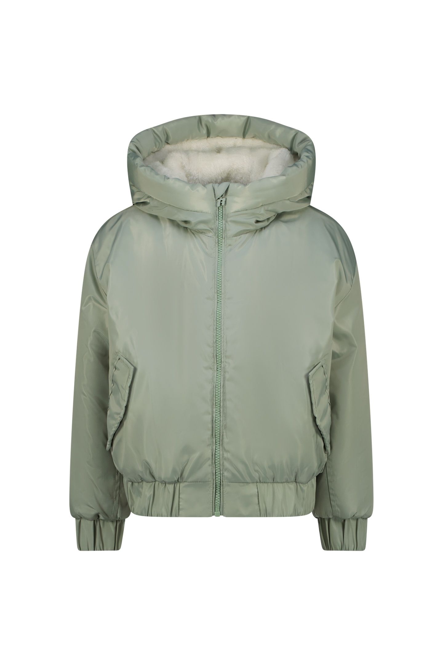 GIRLS TINLEY JACKET OUTDOOR SOFT PINE GREEN 1