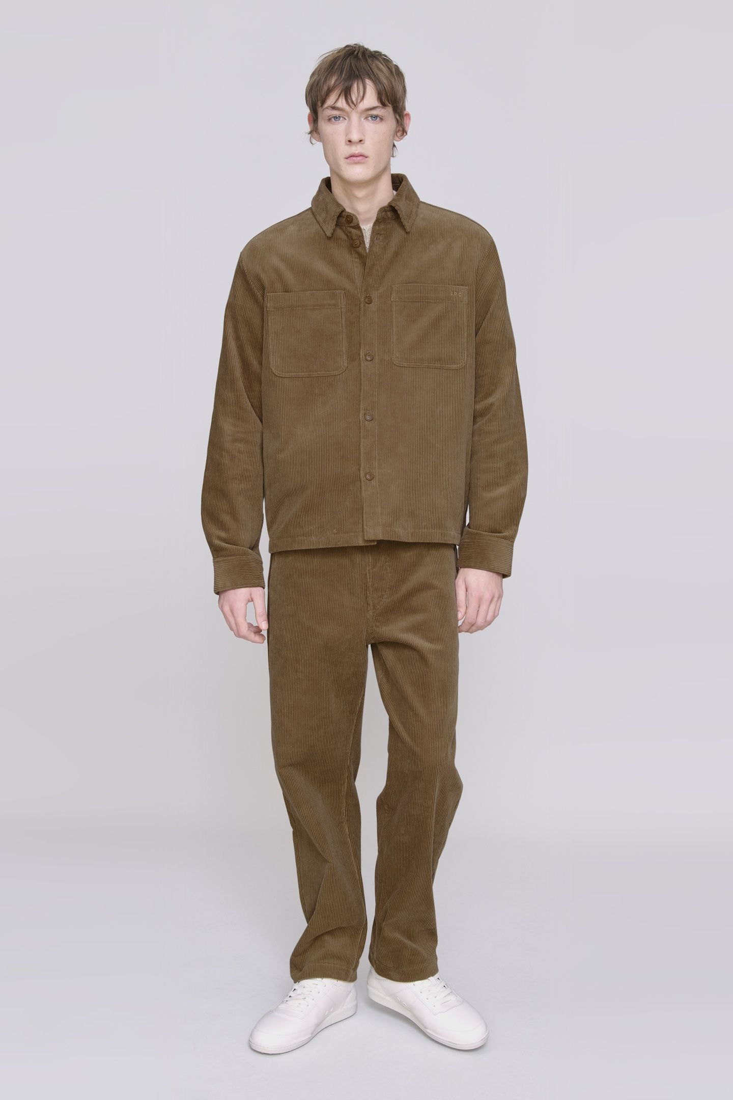 UNISEX OVERSHIRT LEON BROWN 1