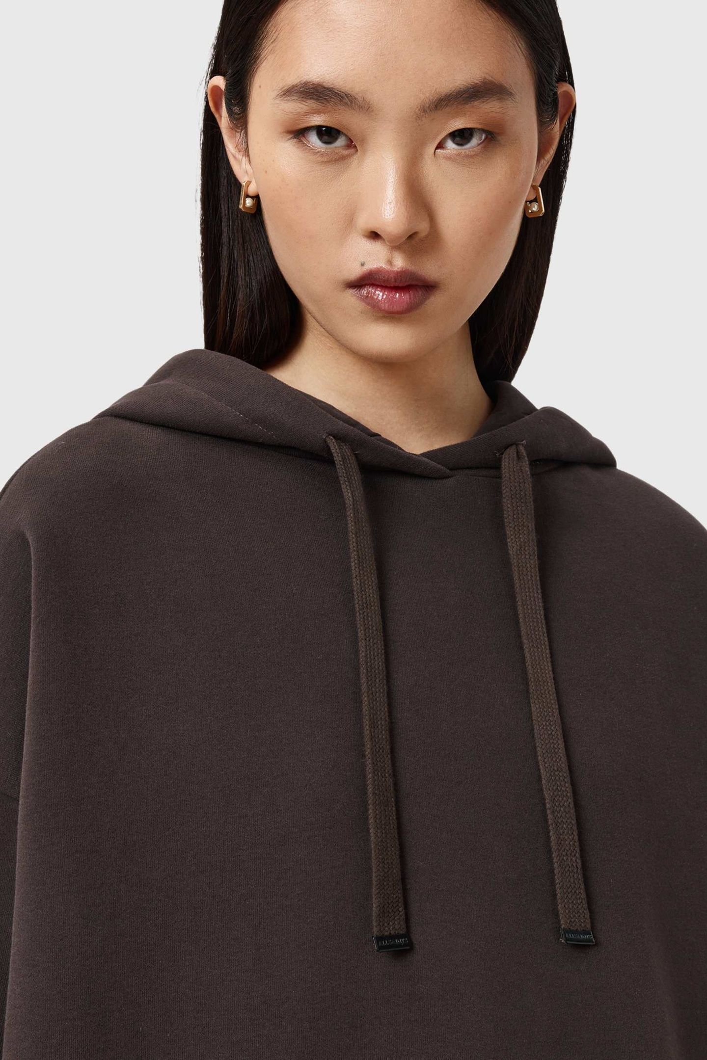 NIA LACE HOODY BOTTLE BROWN 8