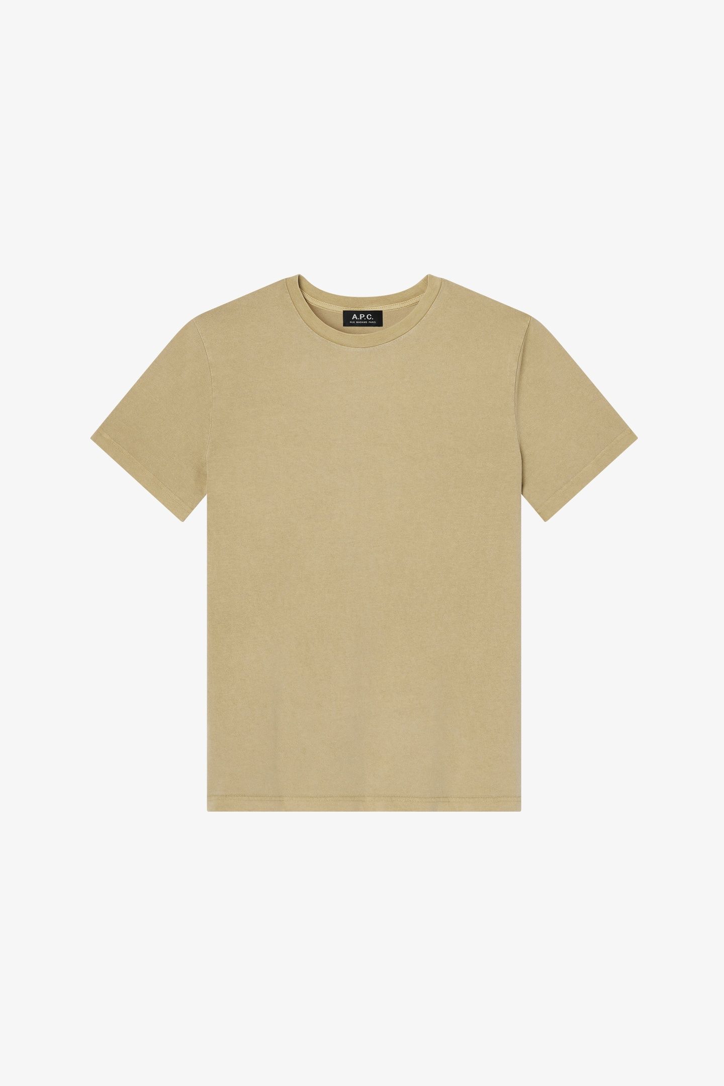 UNISEX T-SHIRT SHORT SLEEVE BEIGE 2