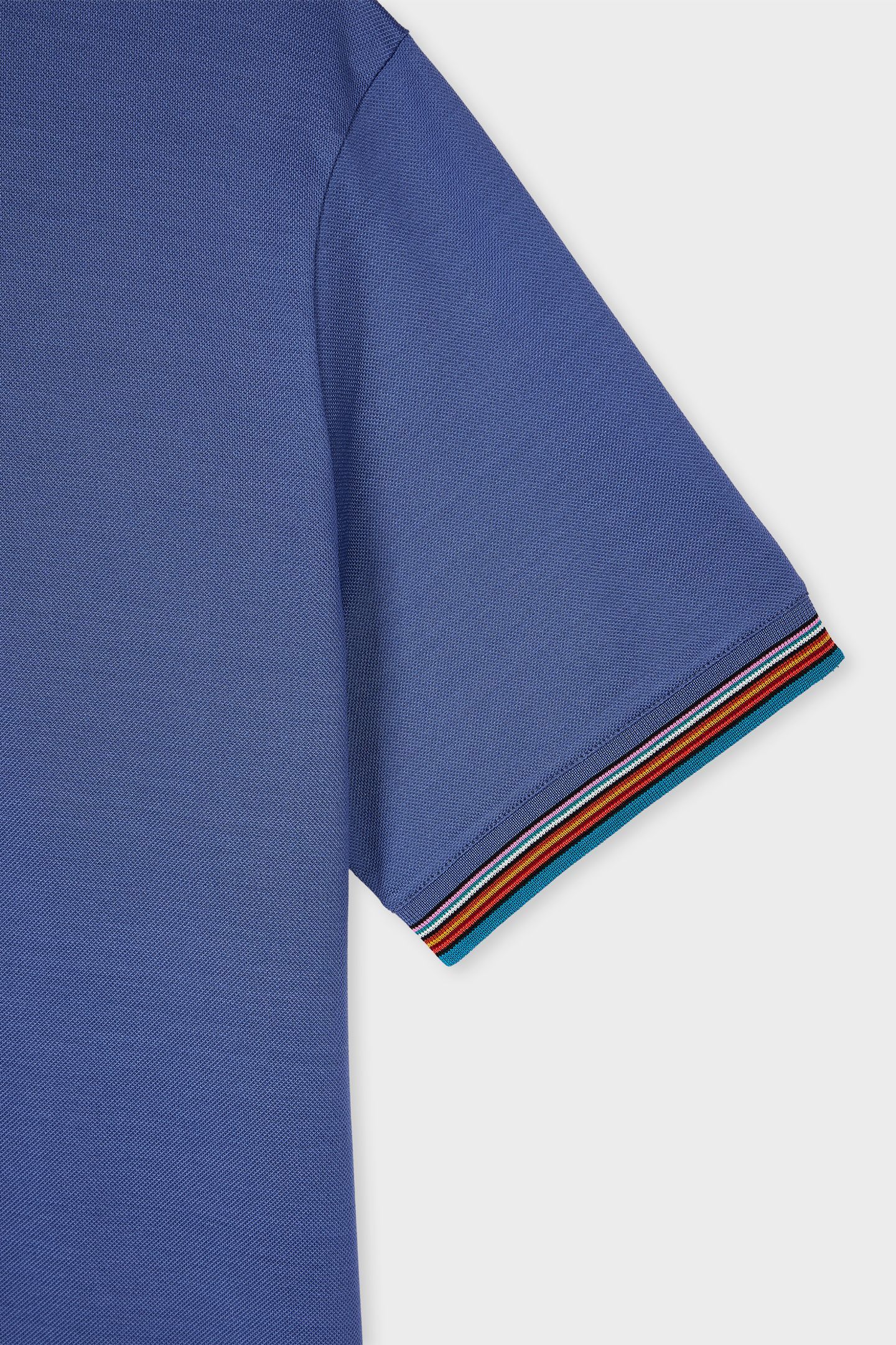 MENS STRIPE DETAIL TSHIRT PETROL BLUE 6