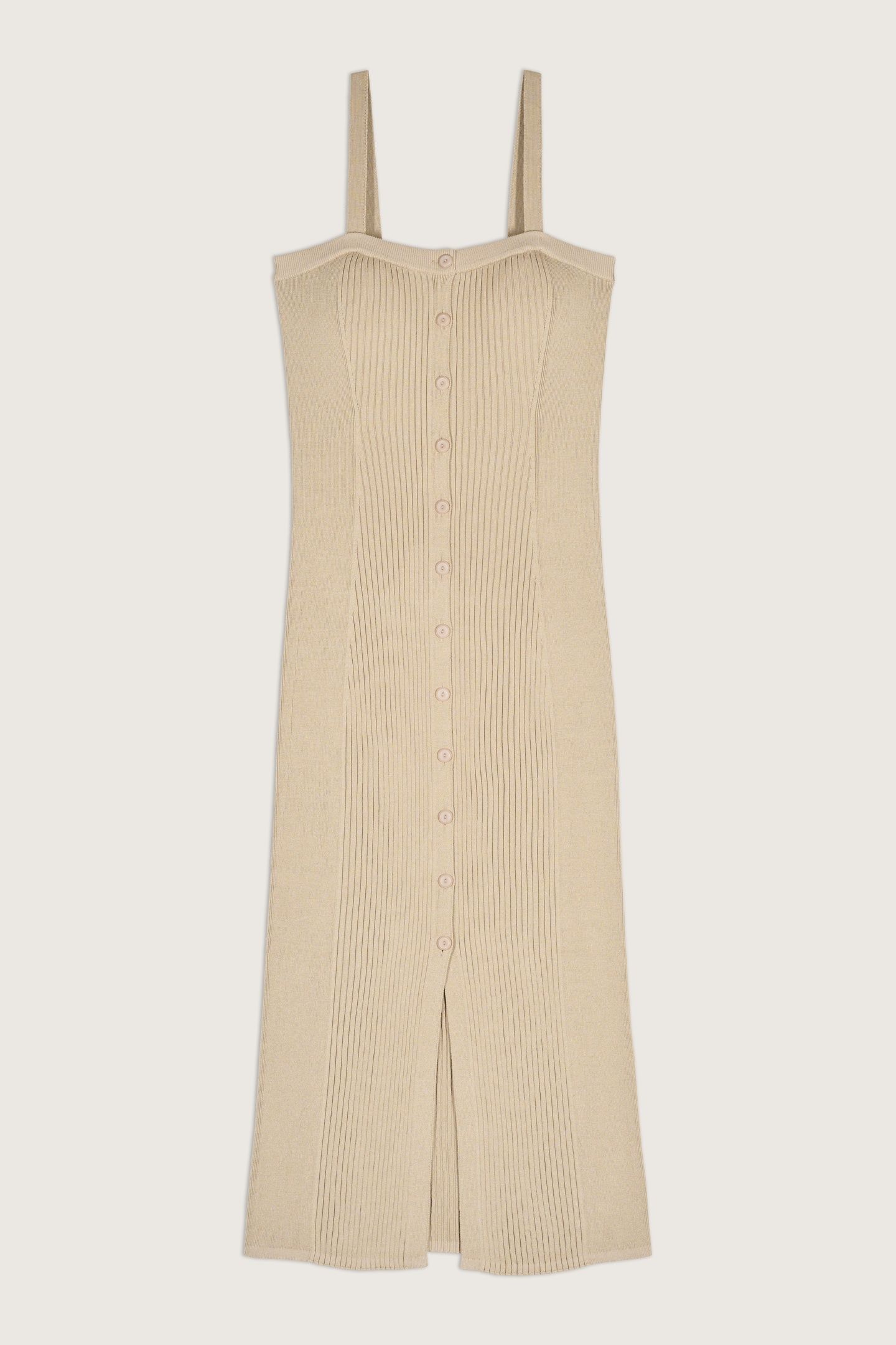 MID-LENGTH DRESS BEIGE 3