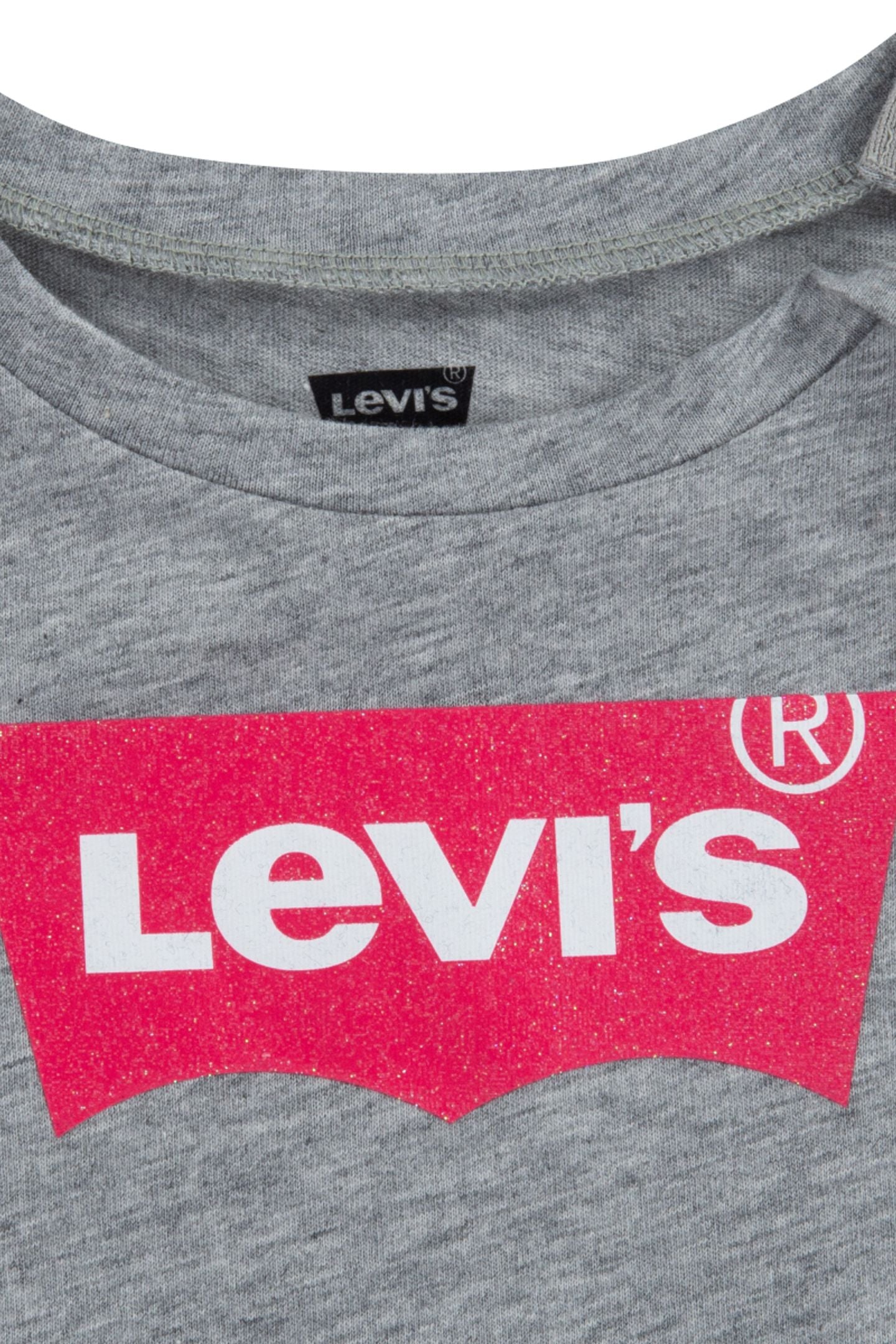 GIRLS SS BATWING A LINE TEE GREY HEATHER 3
