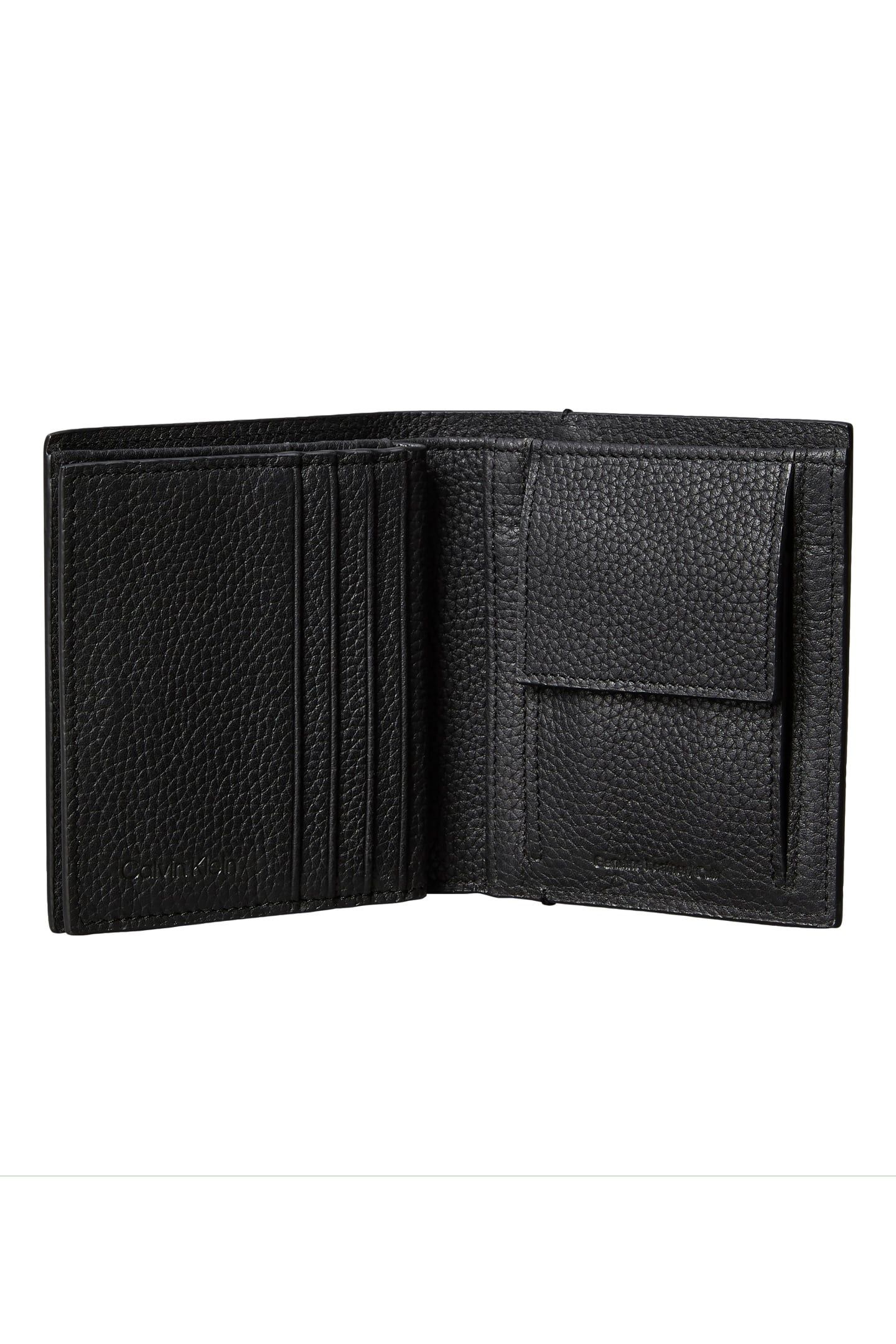 FOIL EMBOSS SLIM TRIFOLD WALLET BLACK 5