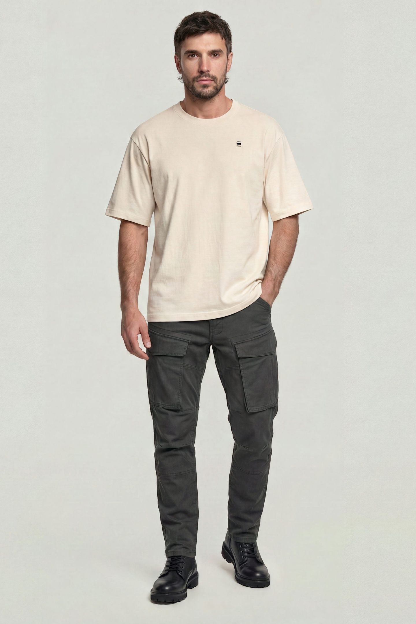 CARGO 3D REGULAR TAPERED GREY 3