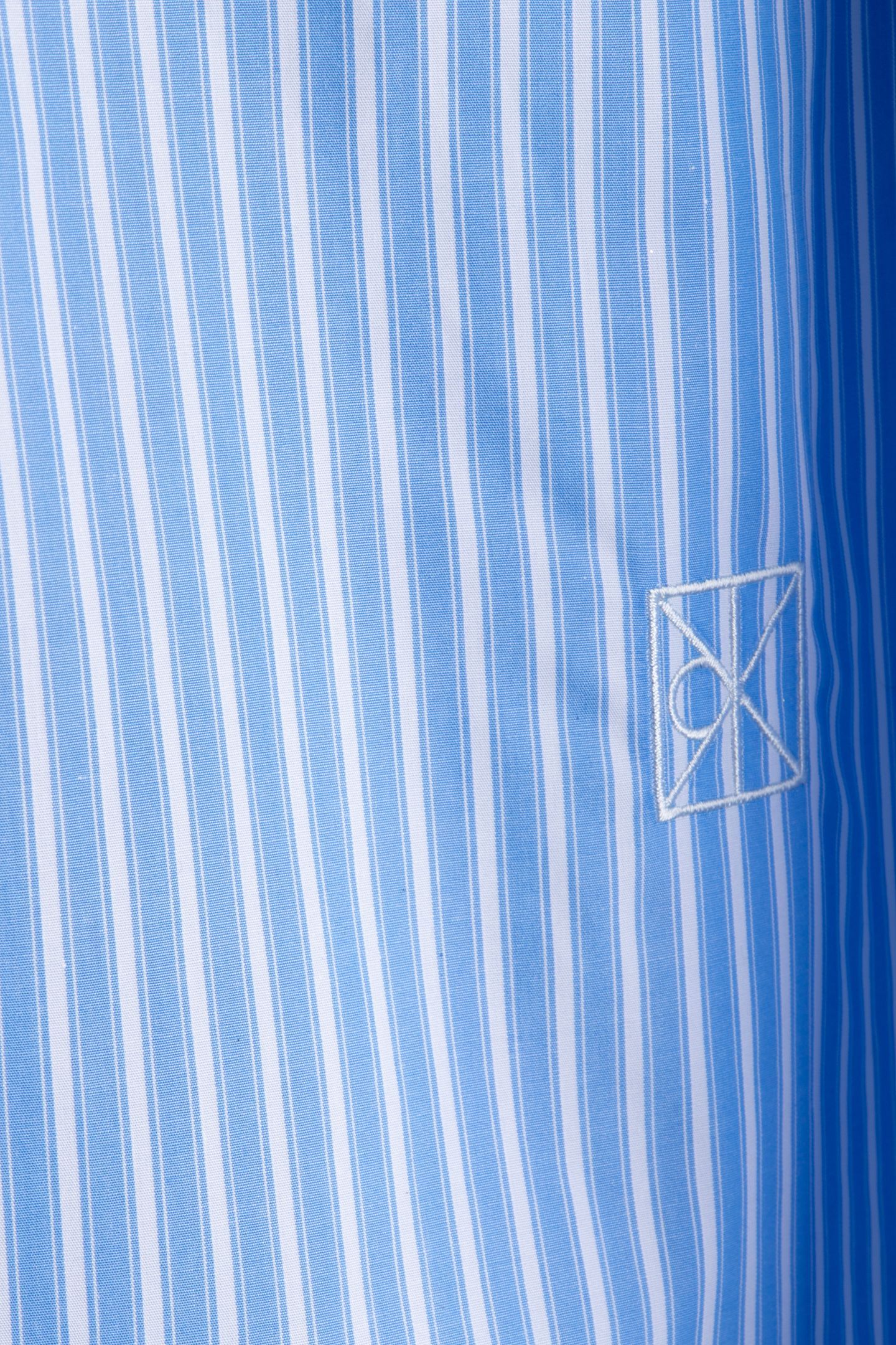 YARNDYE COTTON POPLIP SHIRT ANGEL HAIR STRIPE MARINA BRILLIA 4
