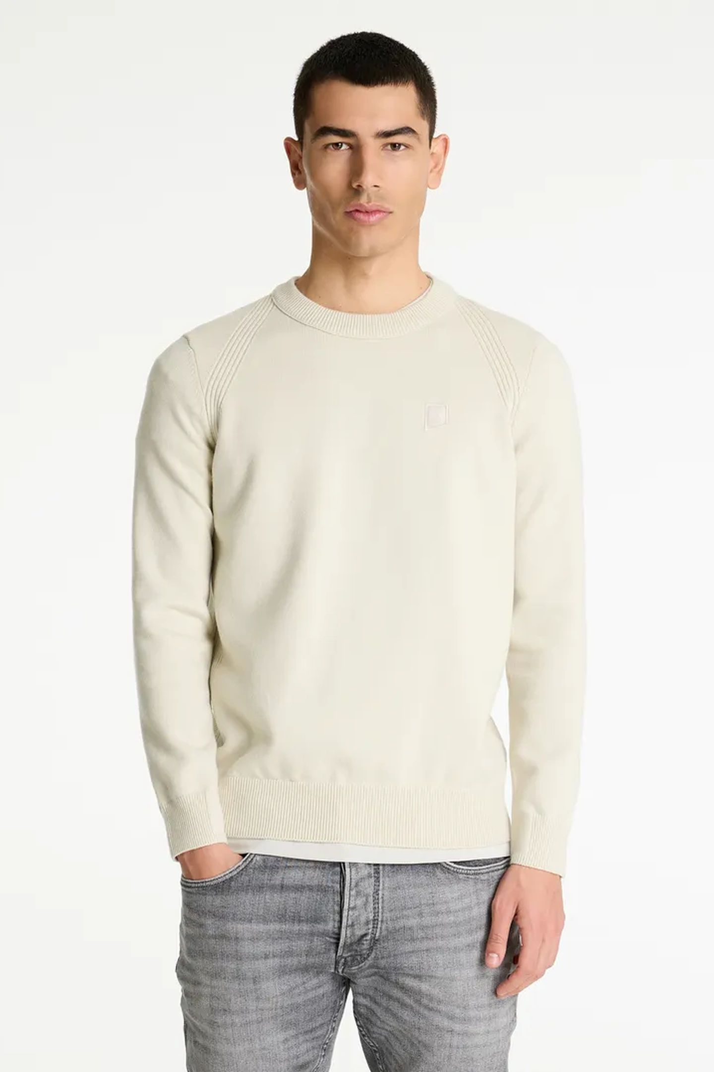 PULLOVER FINN WOOL SILVER BIRCH 1