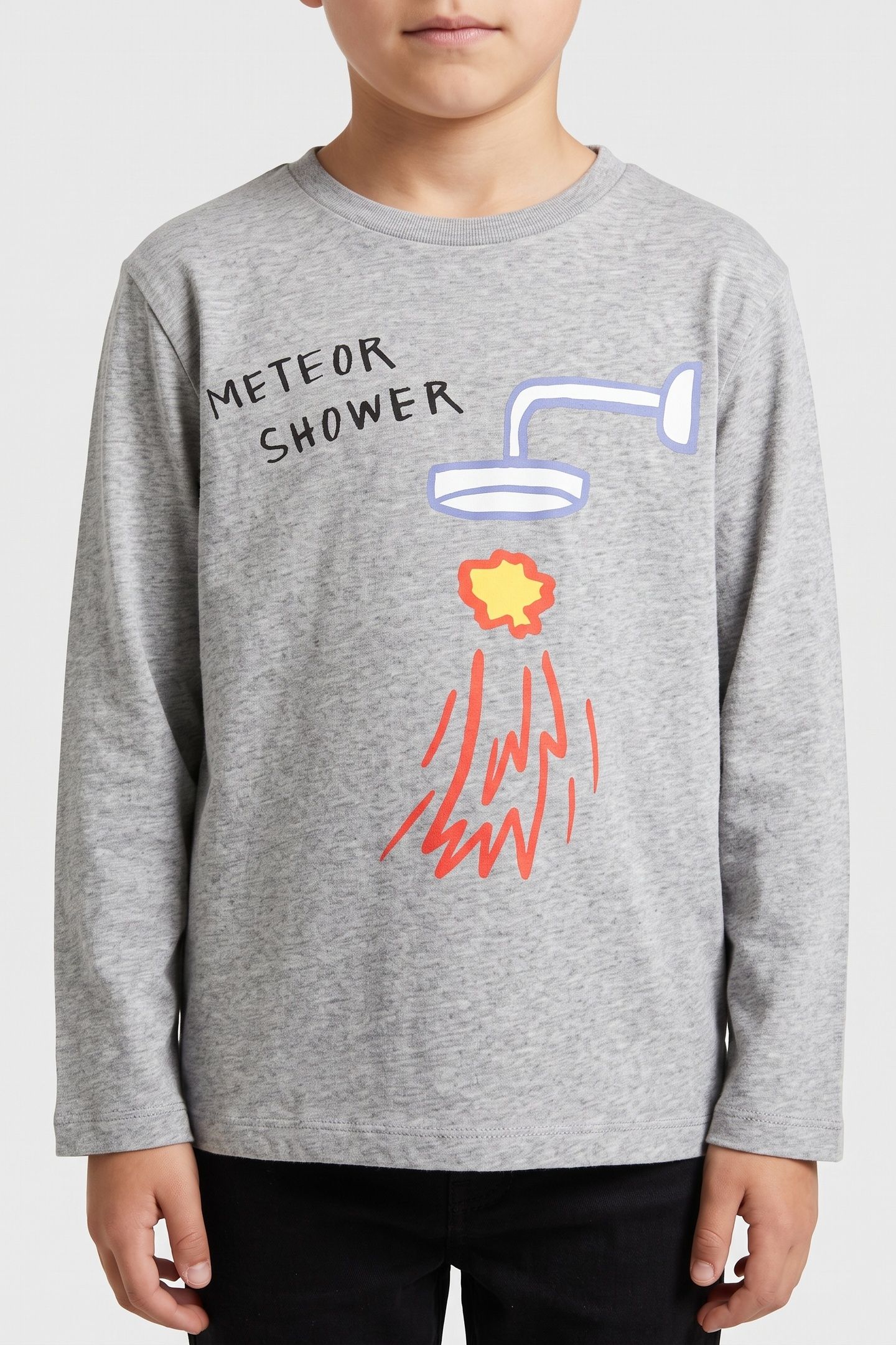 NOEL LS T-SHIRT UNISEX GREY 1