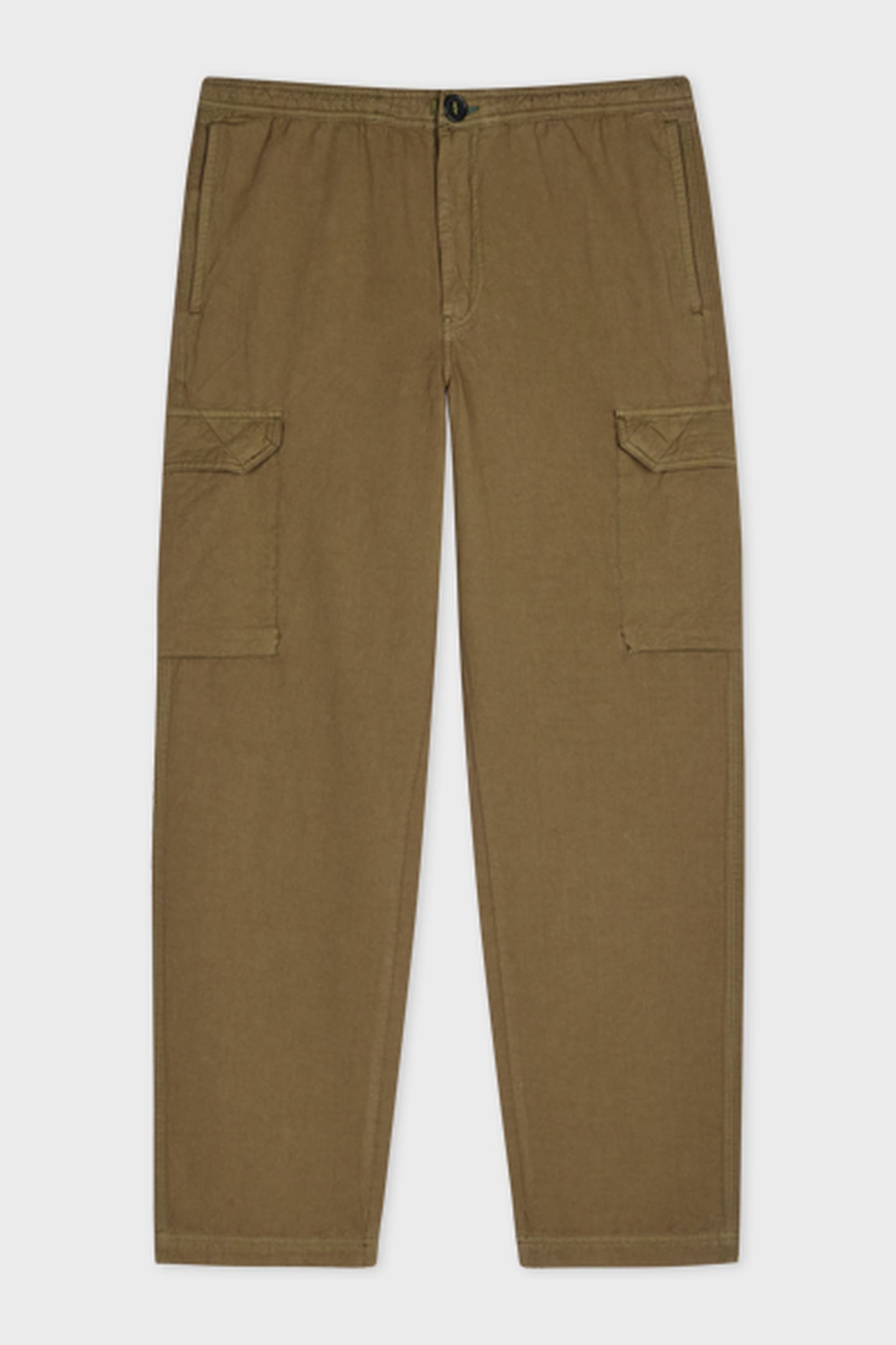 MENSBUTTON PKT CARGO MILITARY GREEN 3