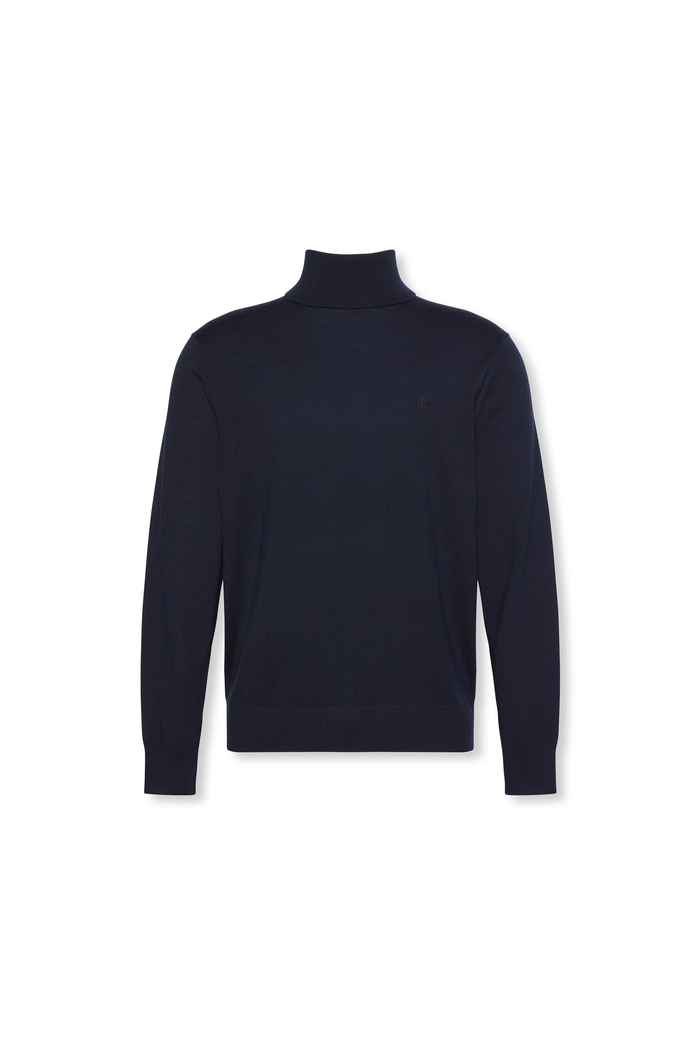 LS 100% MERINO T-NECK DARK SAPPHIRE 4