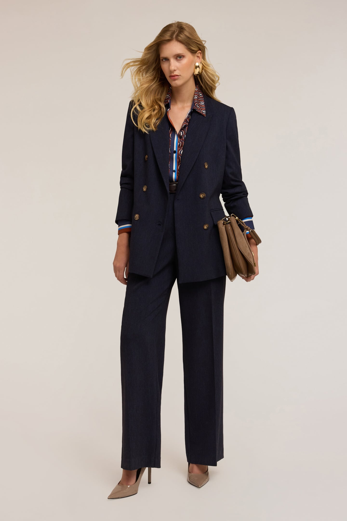 LONG DOUBLE-BREASTED JACKET BLUE 3