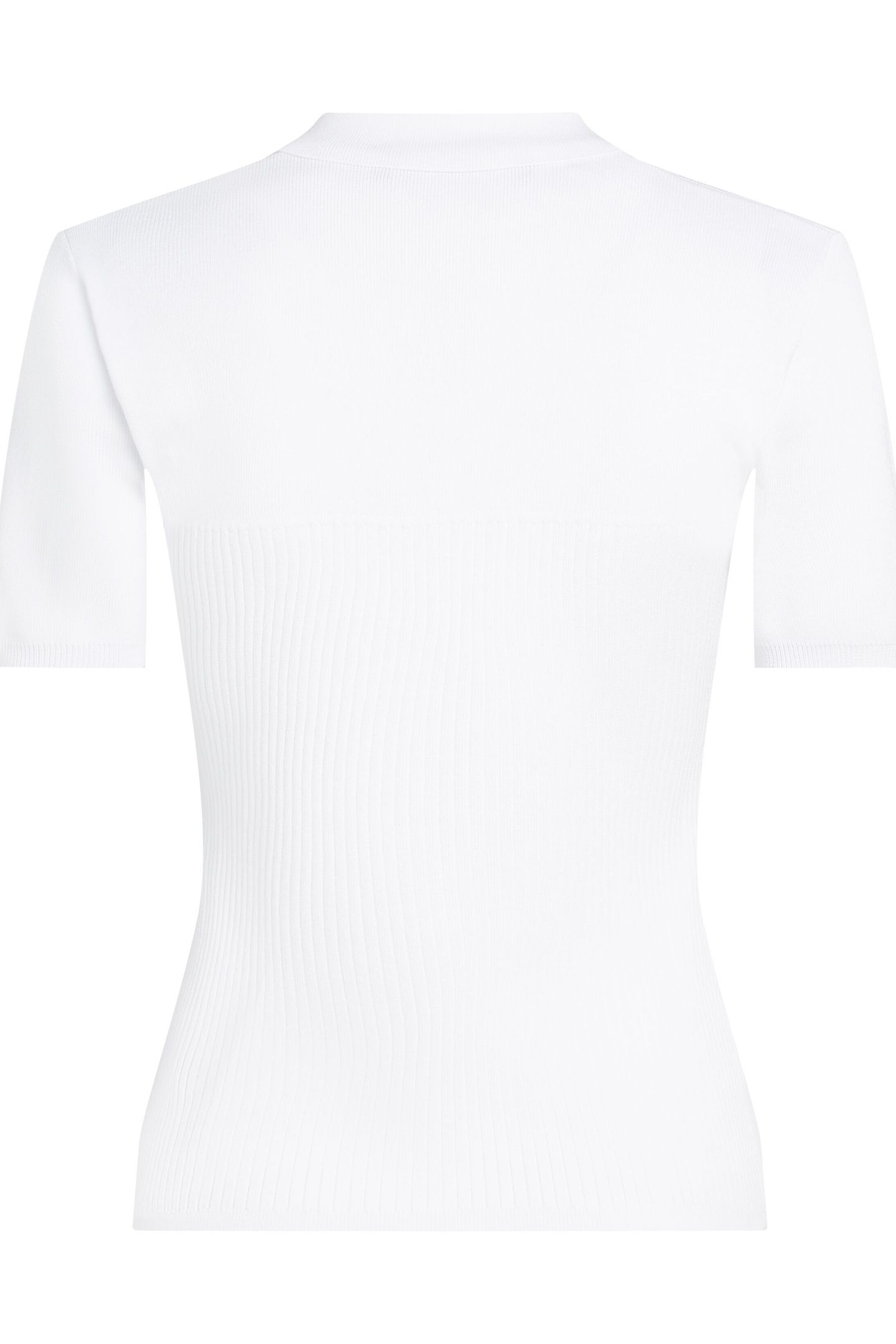 SSLV KNIT POLO WHITE 5
