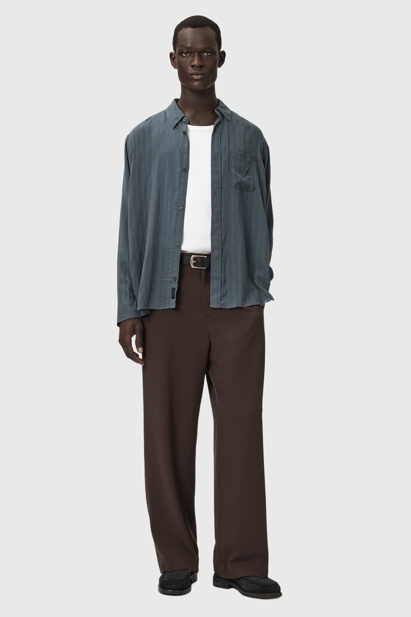 CARLYLE LS SHIRT CANIS GREY 1