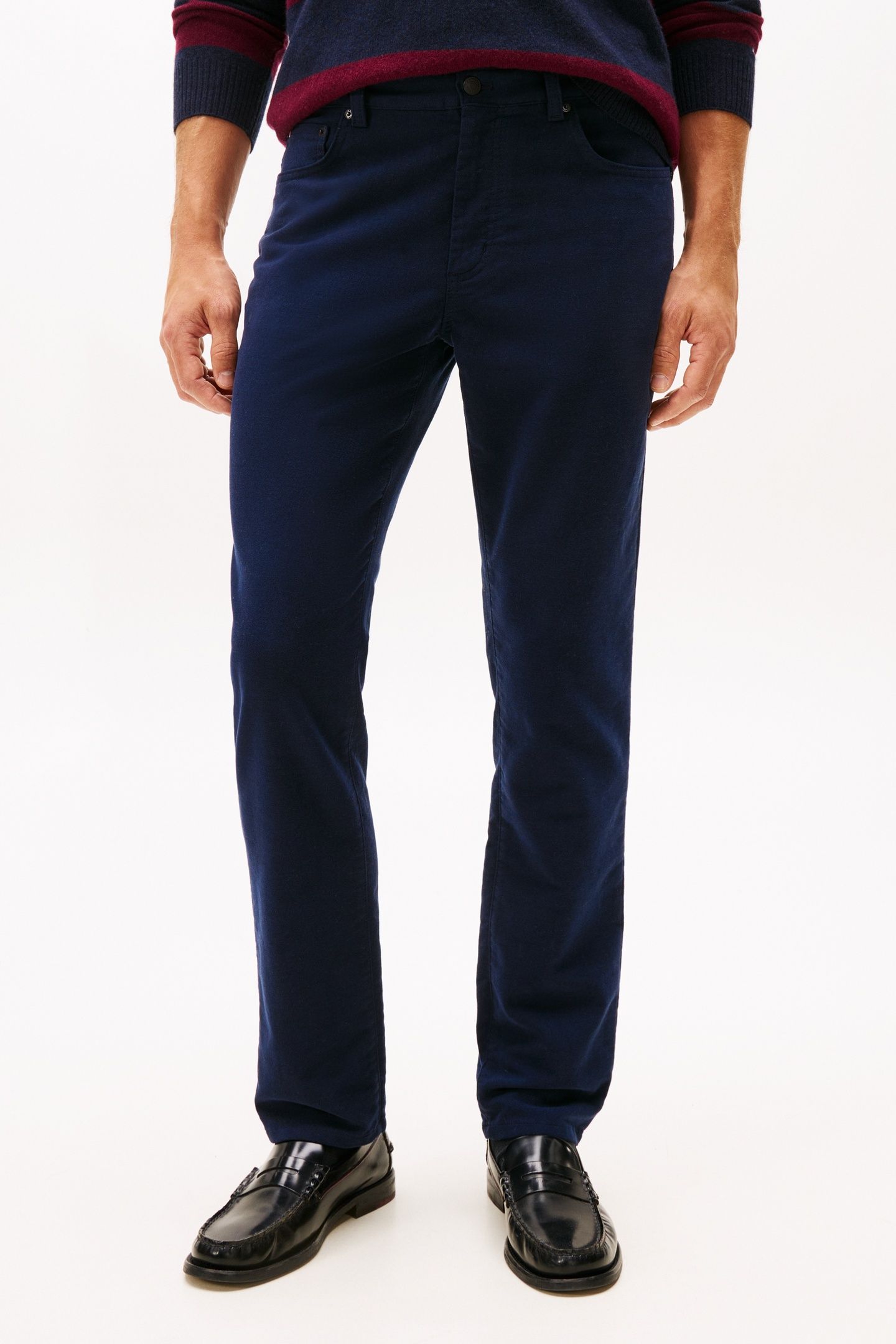 DENTON 5PKT MOLESKIN DARK NIGHT NAVY 3