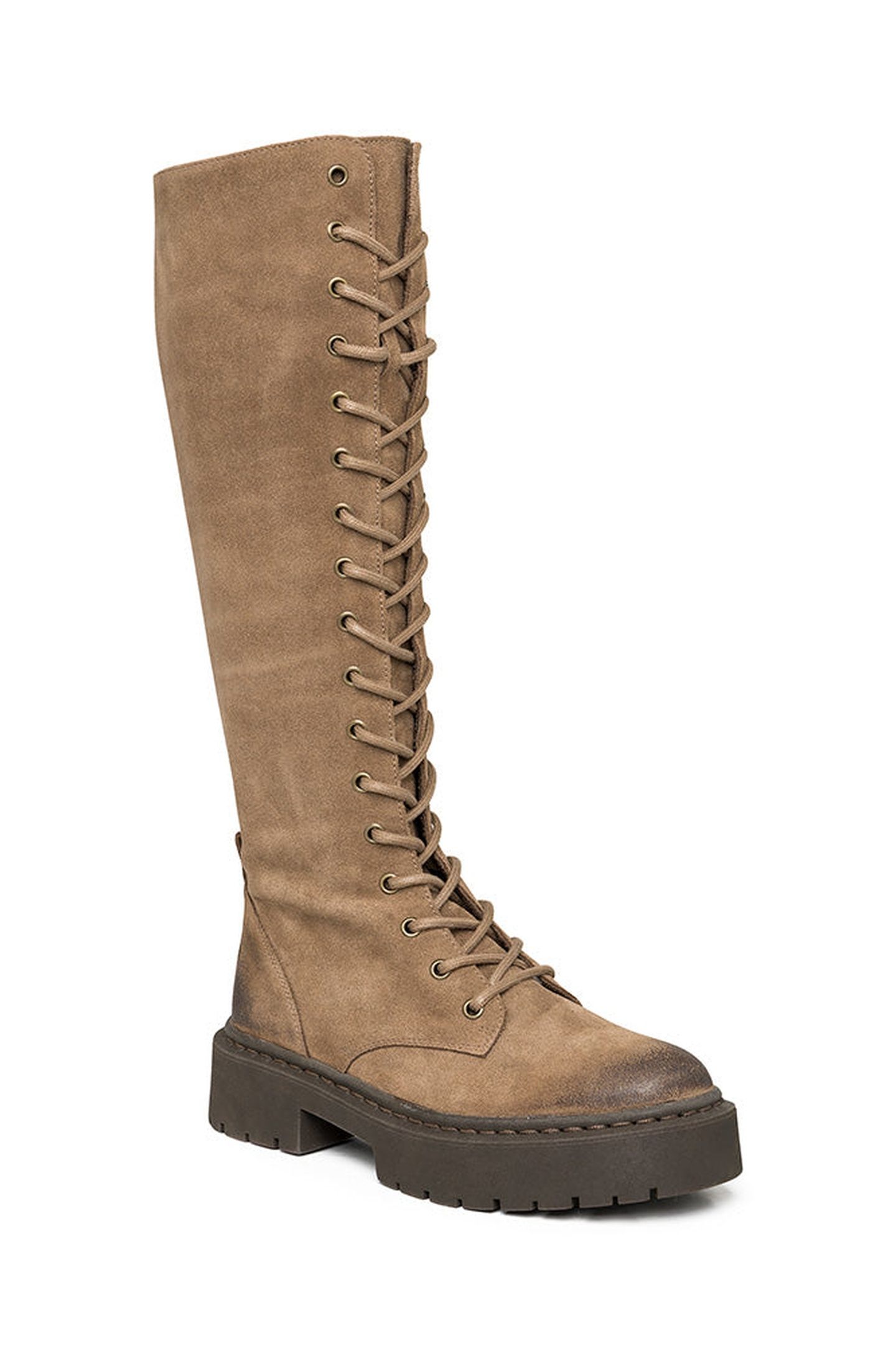 GERMAINE BOOTS TAUPE SUEDE 2