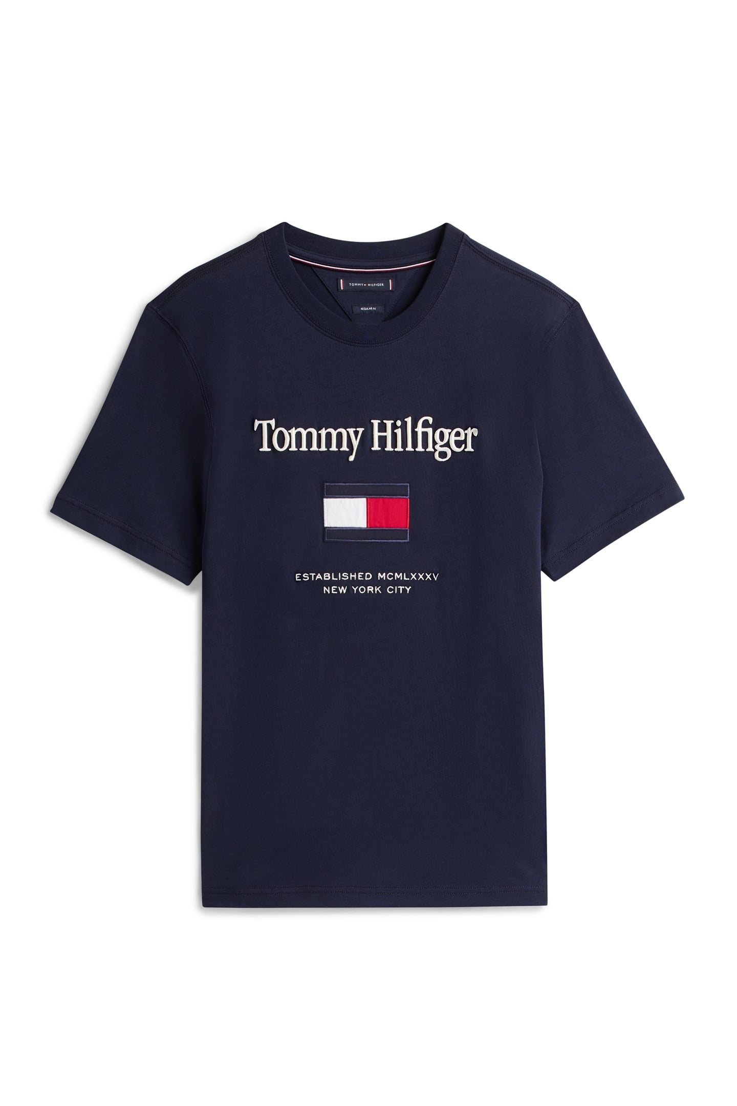 HILFIGER EMBRO FLAG NAVY BLUE 4