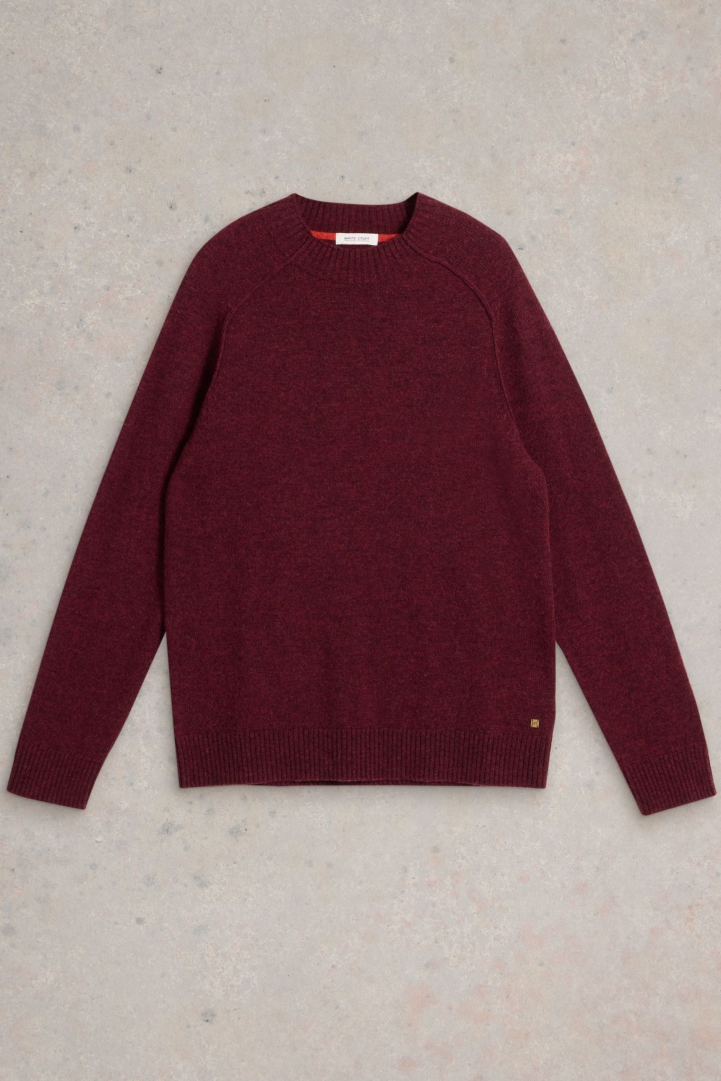LAMBSWOOL MOCK NECK JUMPER DARK PLUM 4