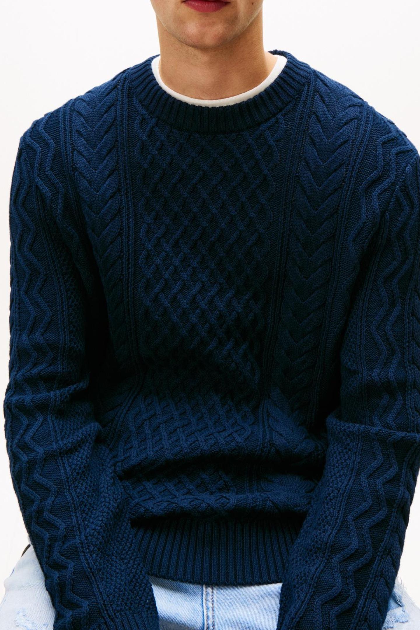 TJM SLIM BADGE CABLE DARK NIGHT NAVY TONAL 5