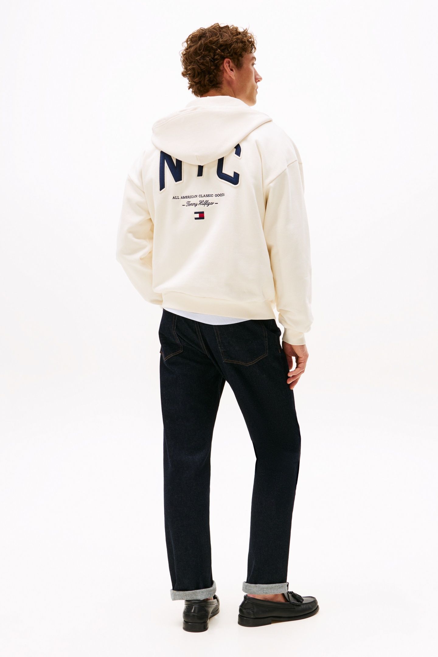 PREP ZIP THRU HOODIE IVORY PETAL 2