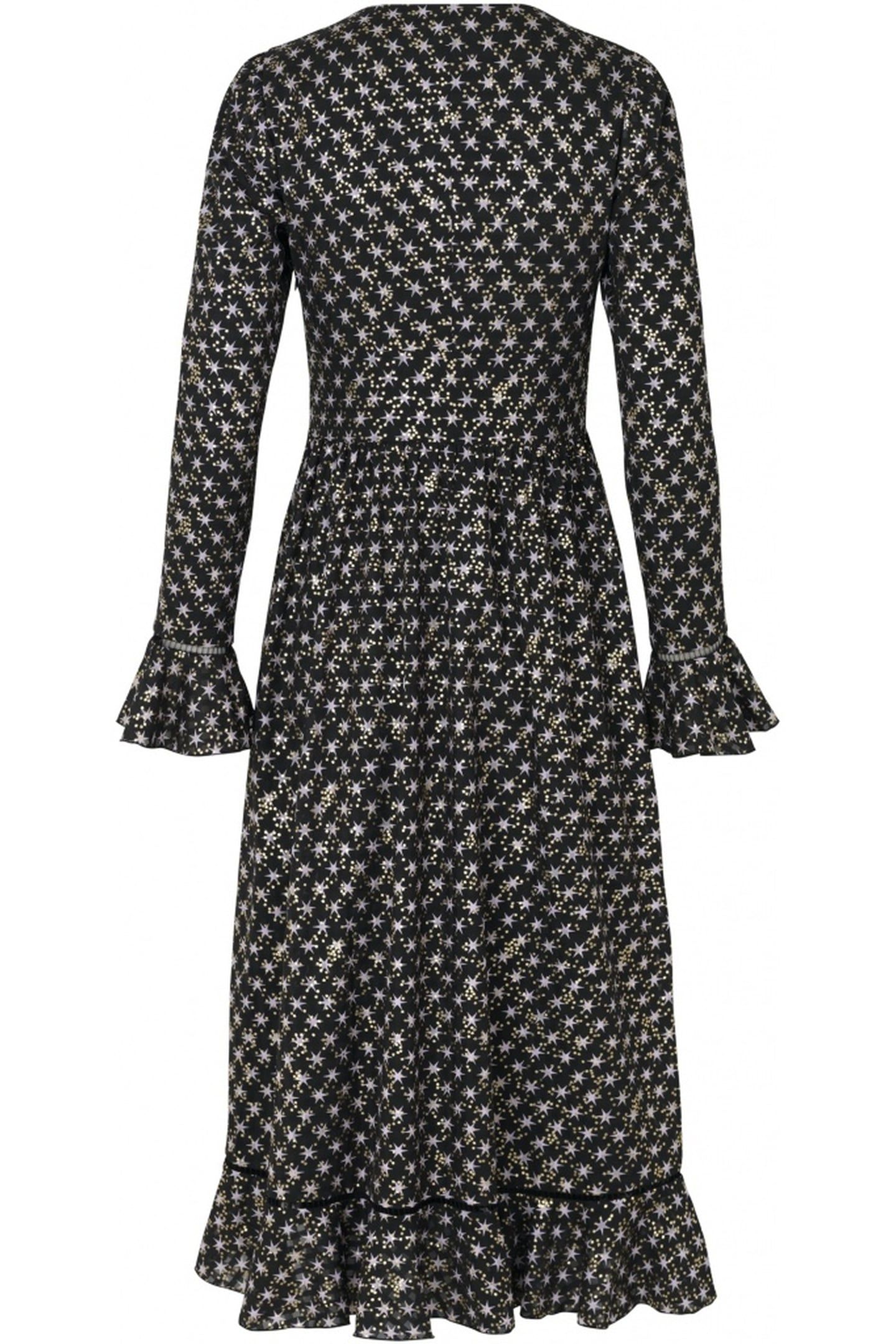 WILLIAM DRESS LONG STARS BLACK 2