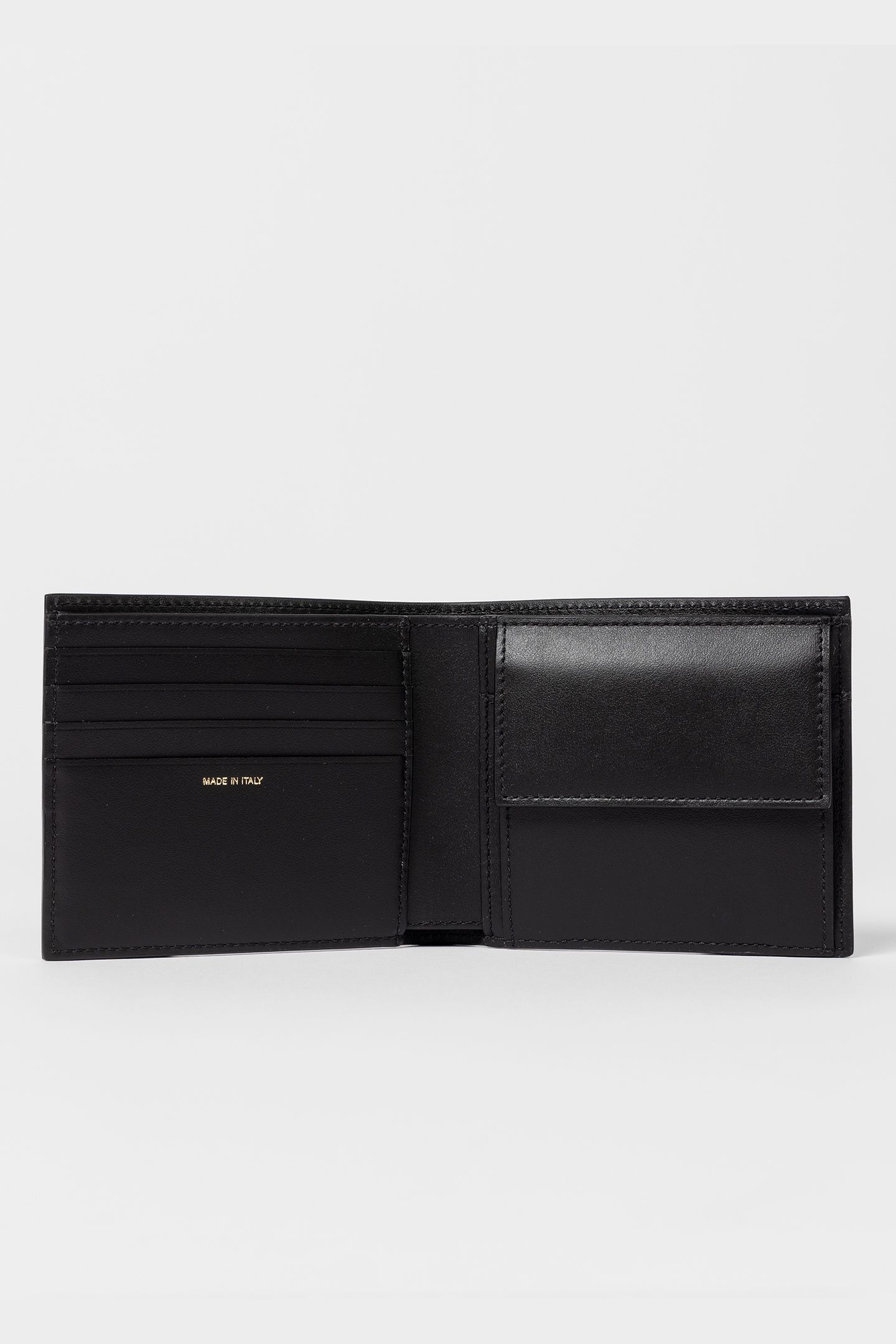 MEN WALLET BILLFOLD COIN BLACK 4