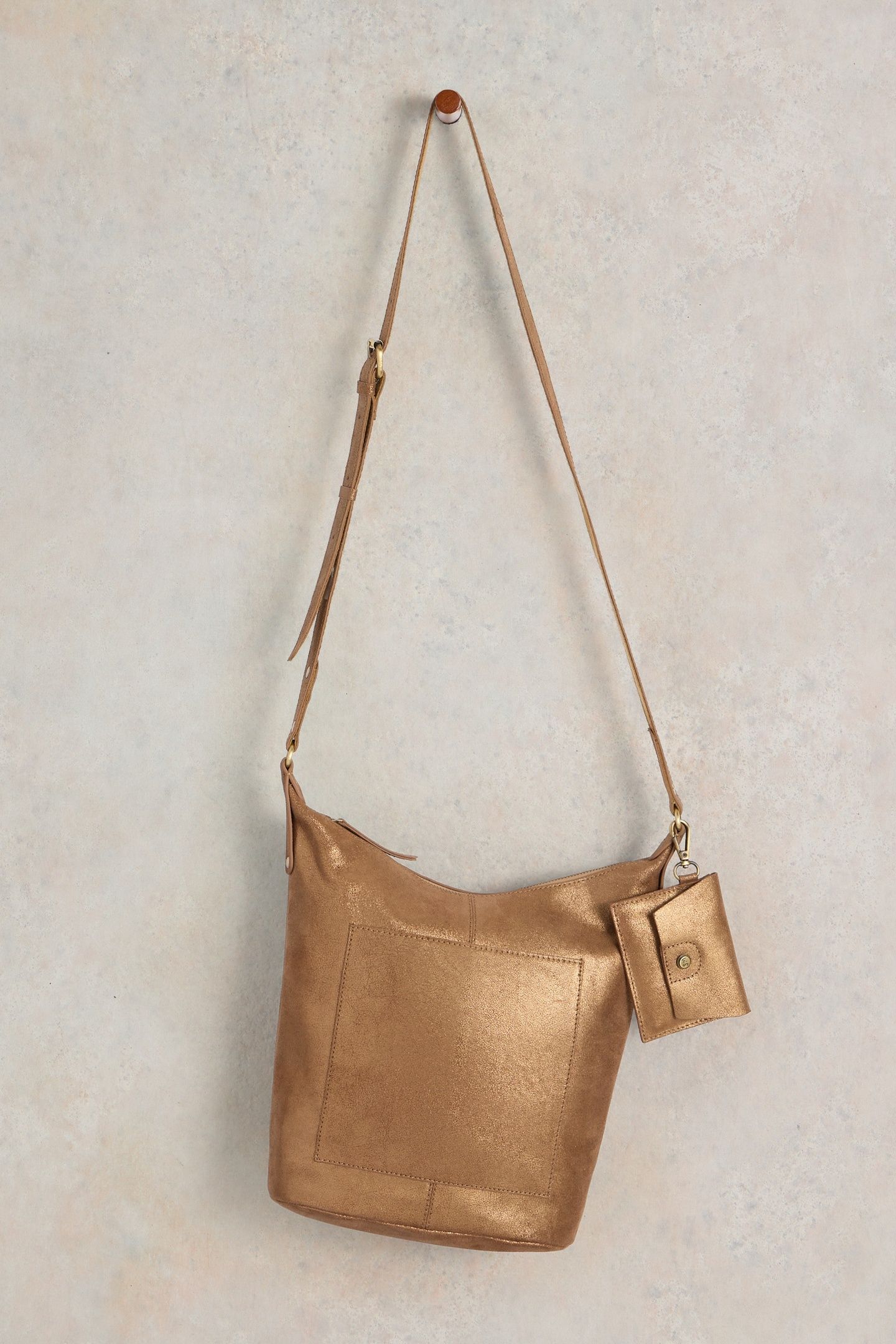 FERN LEATHER CROSSBODY MIXED METALLIC 5