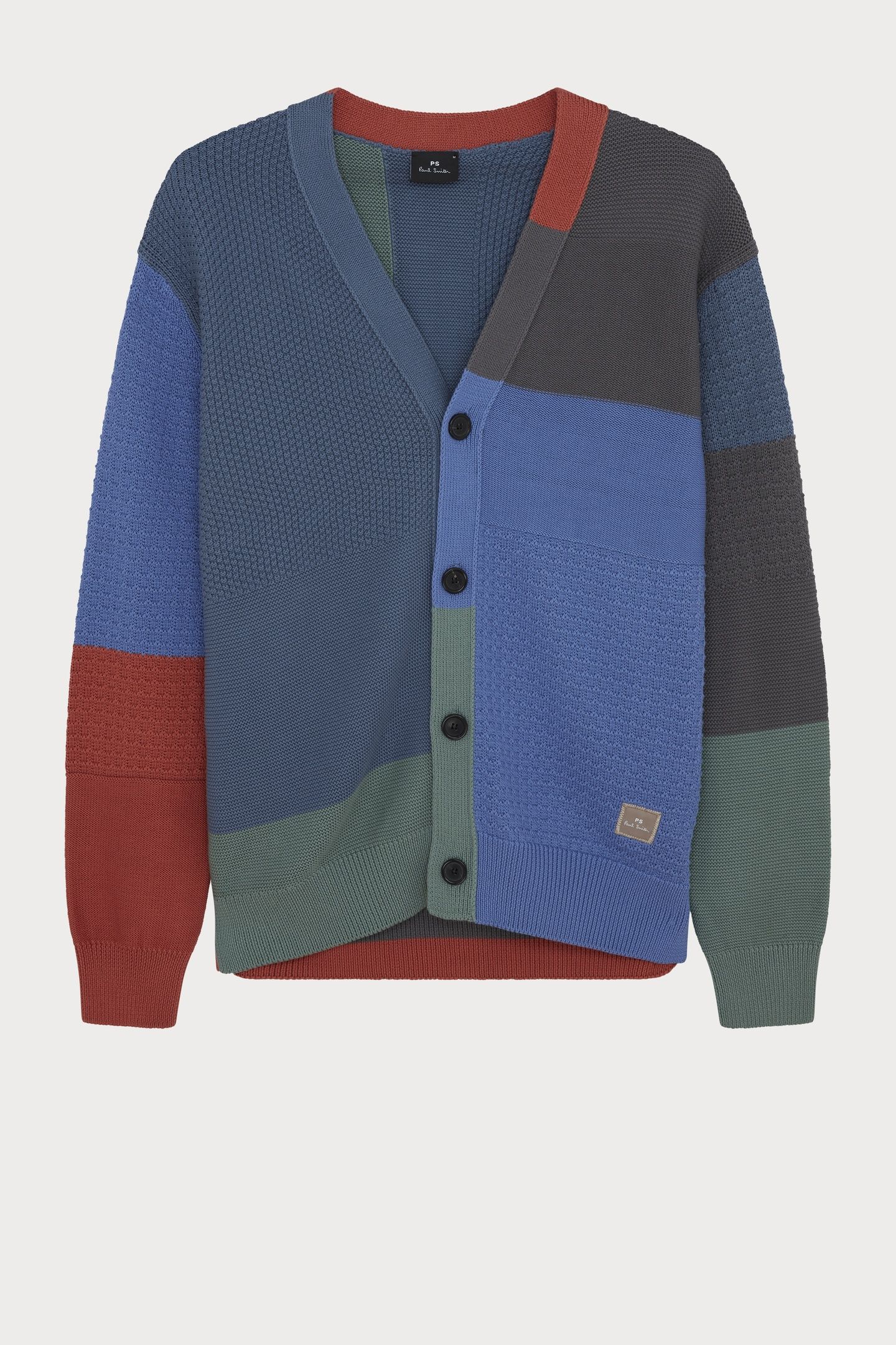MENS CARDIGAN BUTTON THRU MULTI COLOURED 5
