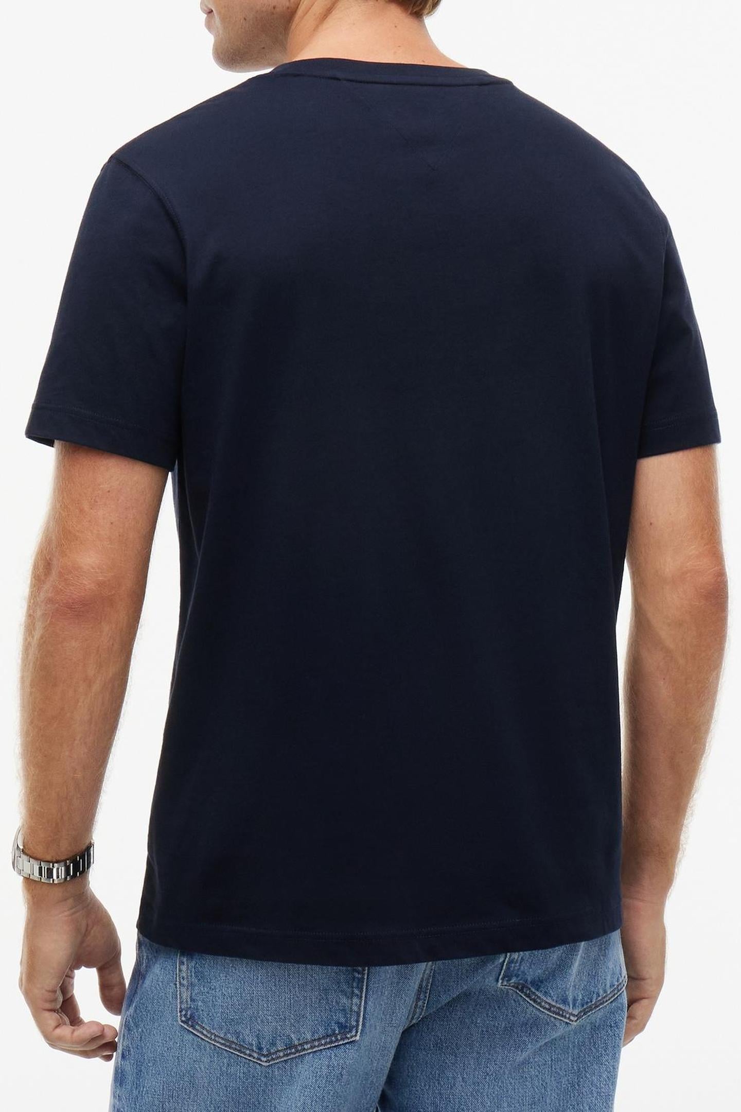BRAND LOVE TEXT STACK TEE NAVY BLUE 3