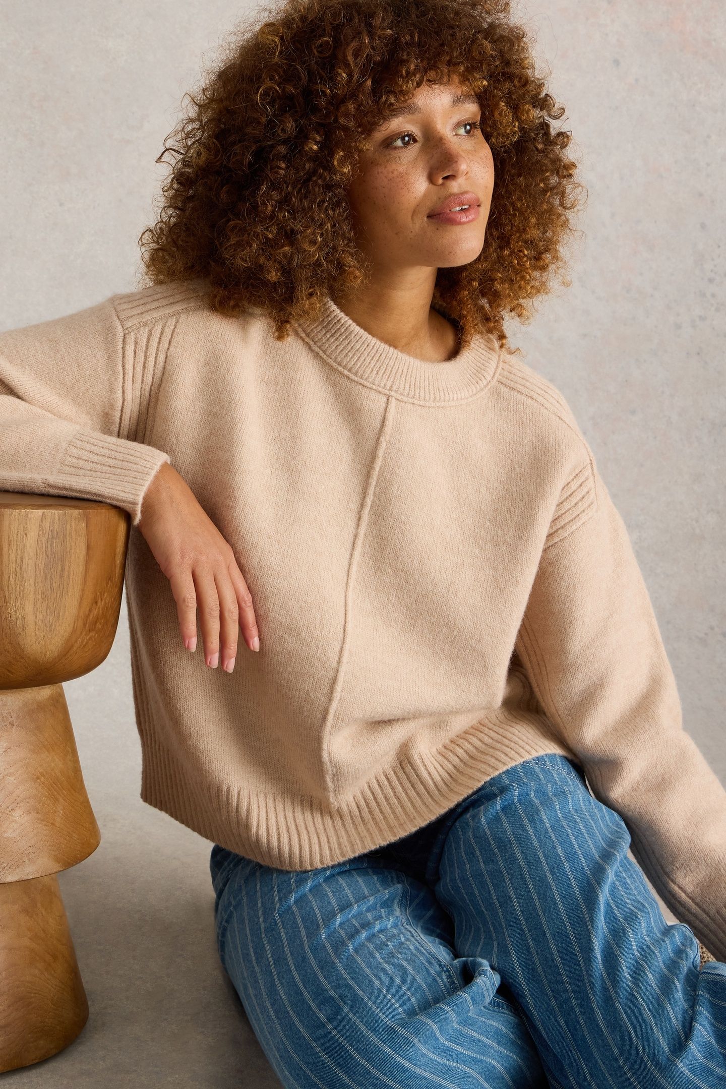 LOVELY BOXY JUMPER LIGHT NATURAL 6