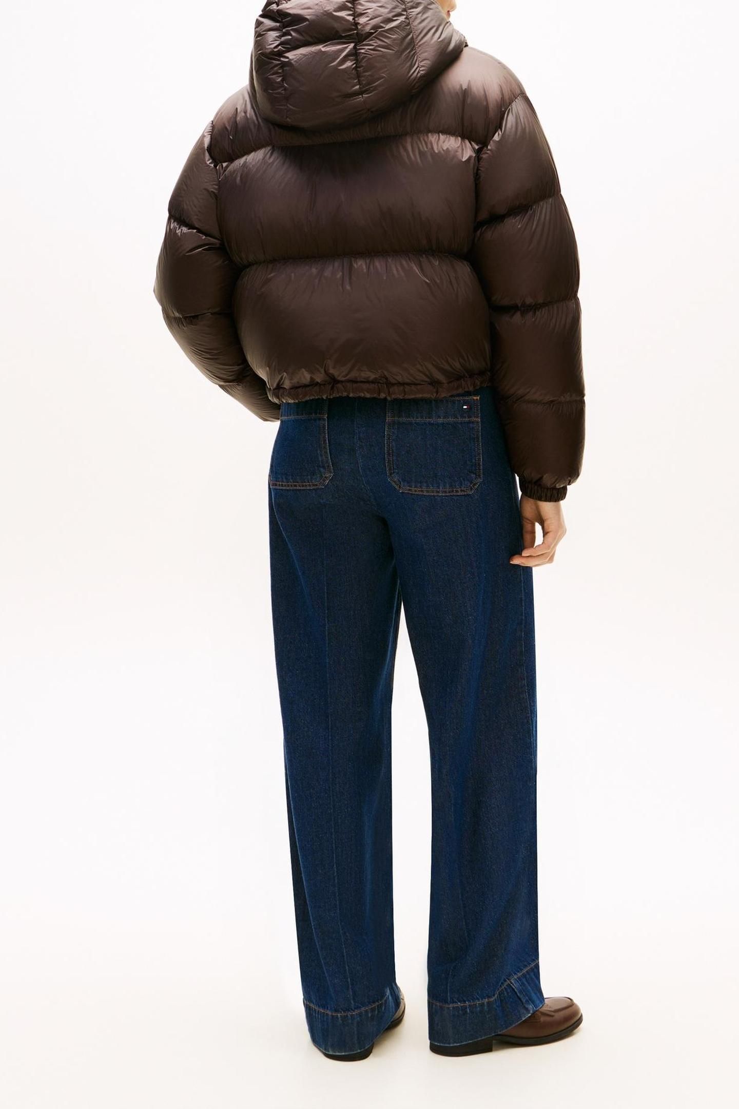 SUPER LIGHT HIGH WAISTED DOWN DARK COFFEE 2