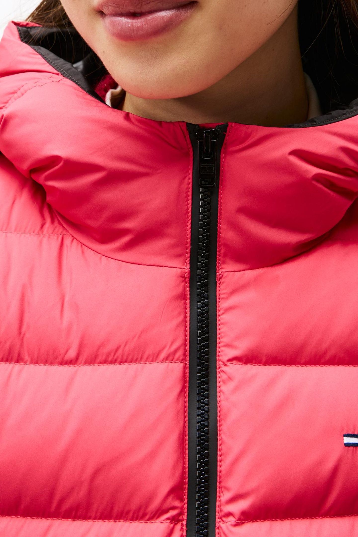 TJW SLIM HOOD JACKET VINTAGE CERISE 5