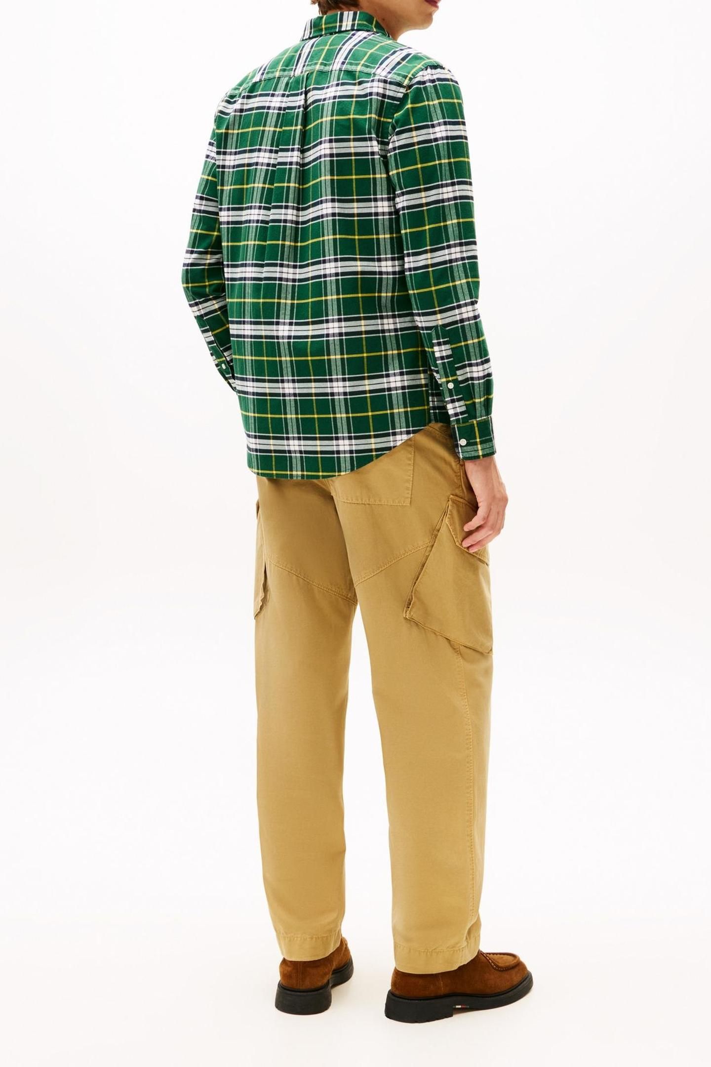 BRUSHED OXFORD CHECK ORNAMENTAL GREEN/CHECK 3
