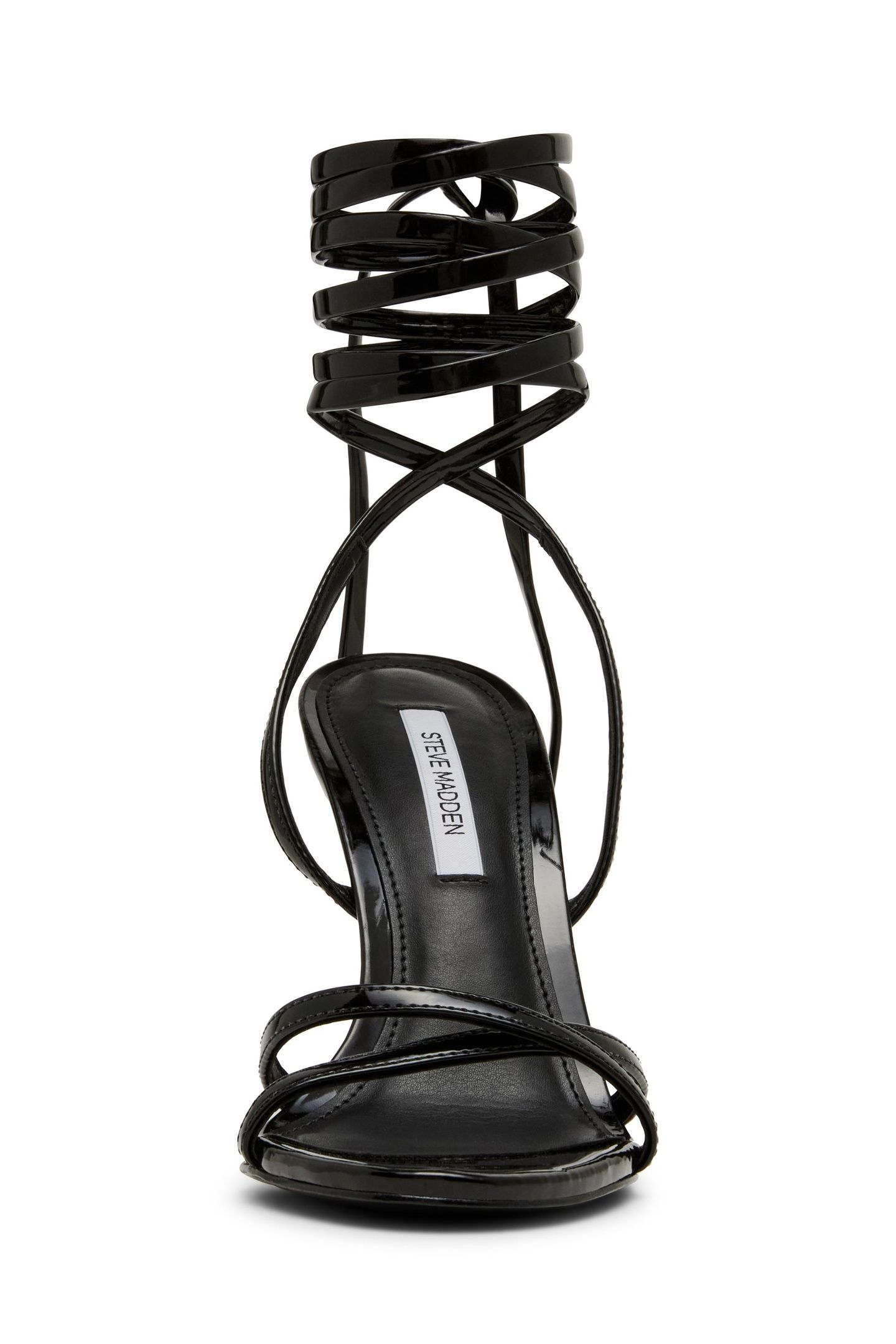 NERI SANDALS BLACK PATENT 5