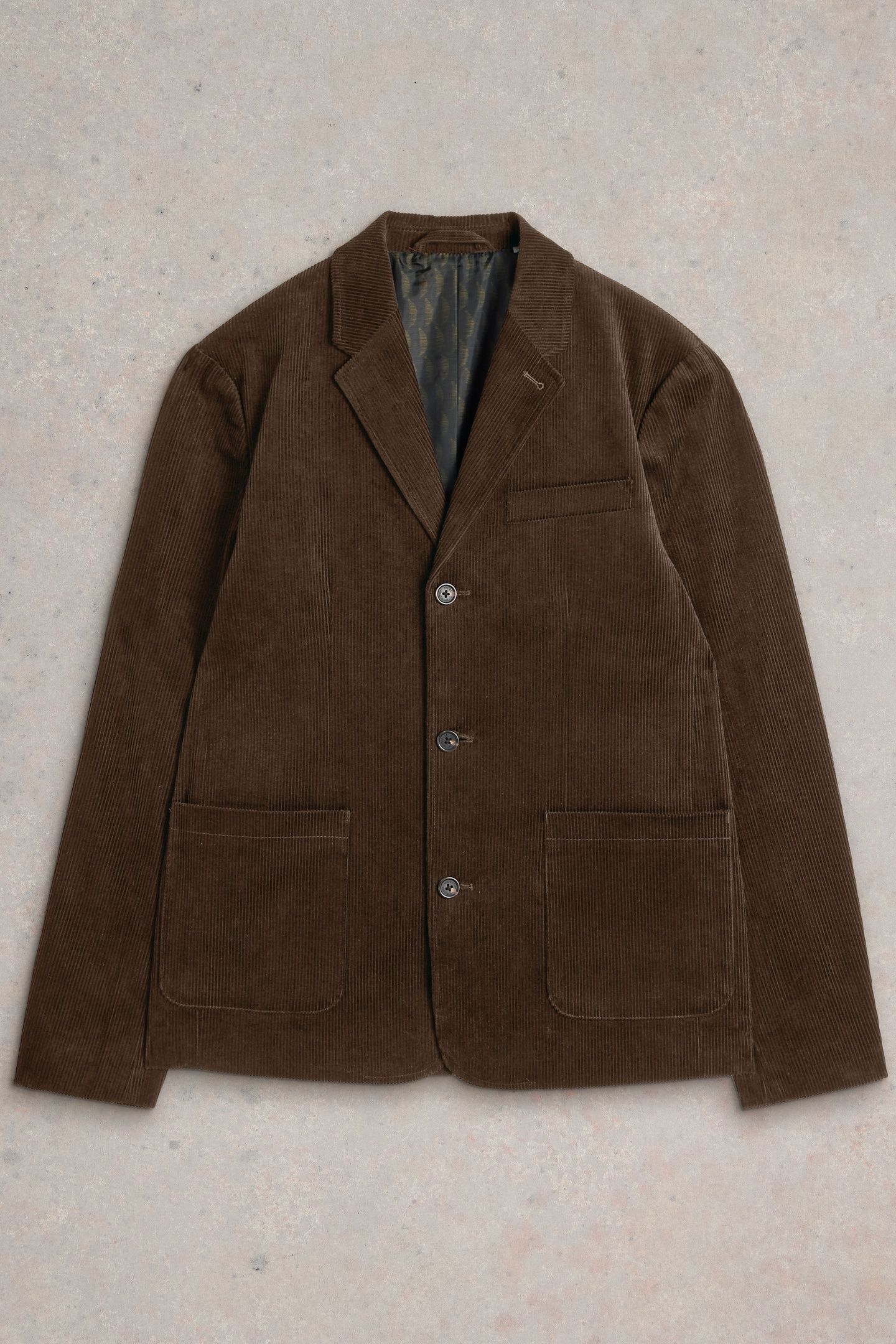 KIRKBY CORD BLAZER DARK BROWN 4