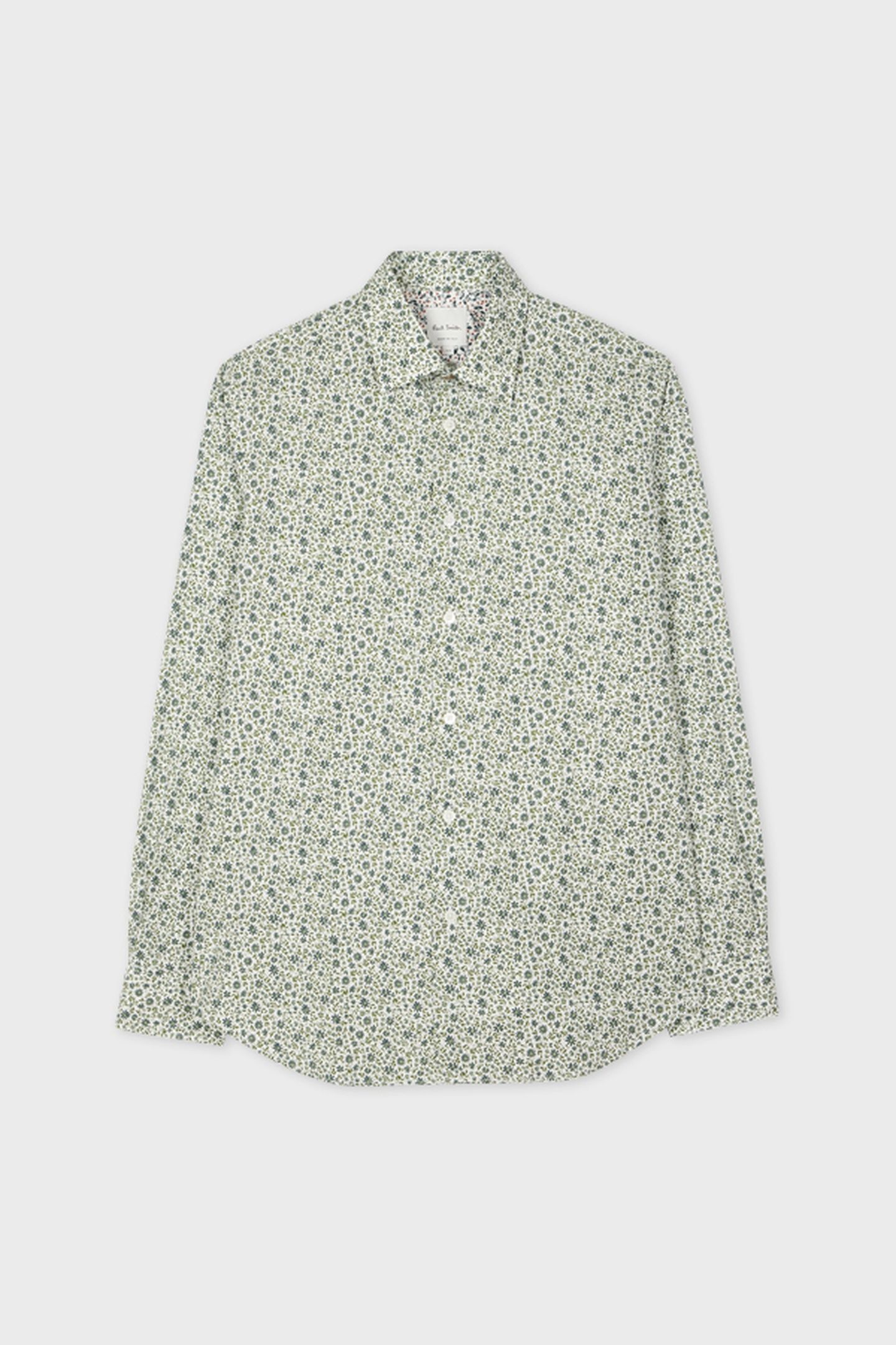 MENS S/C TAILORED FIT SHIRT GREEN 2