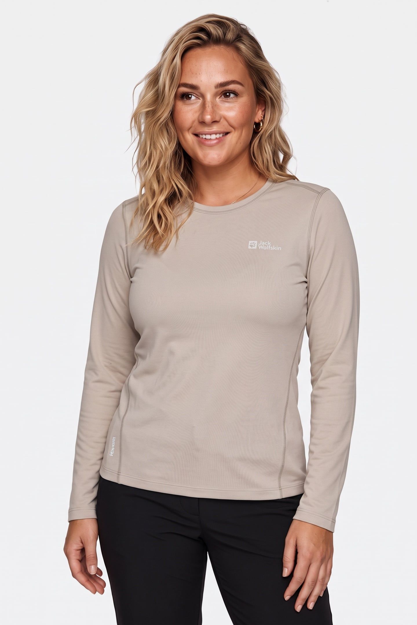 SKY THERMAL LONG SLEEVE PALE SAND 1