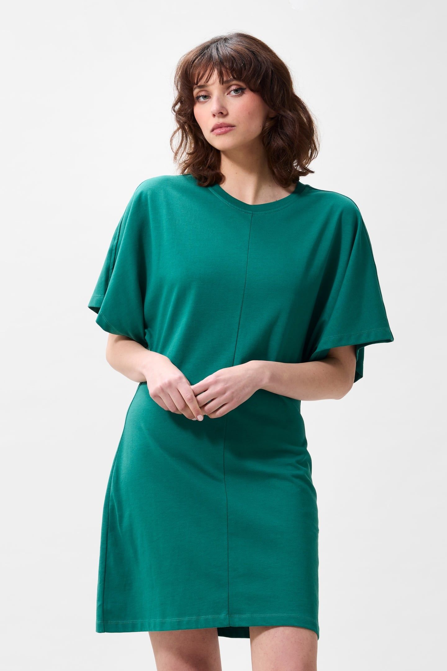 TSHIRT DRESS WILD GREEN 4