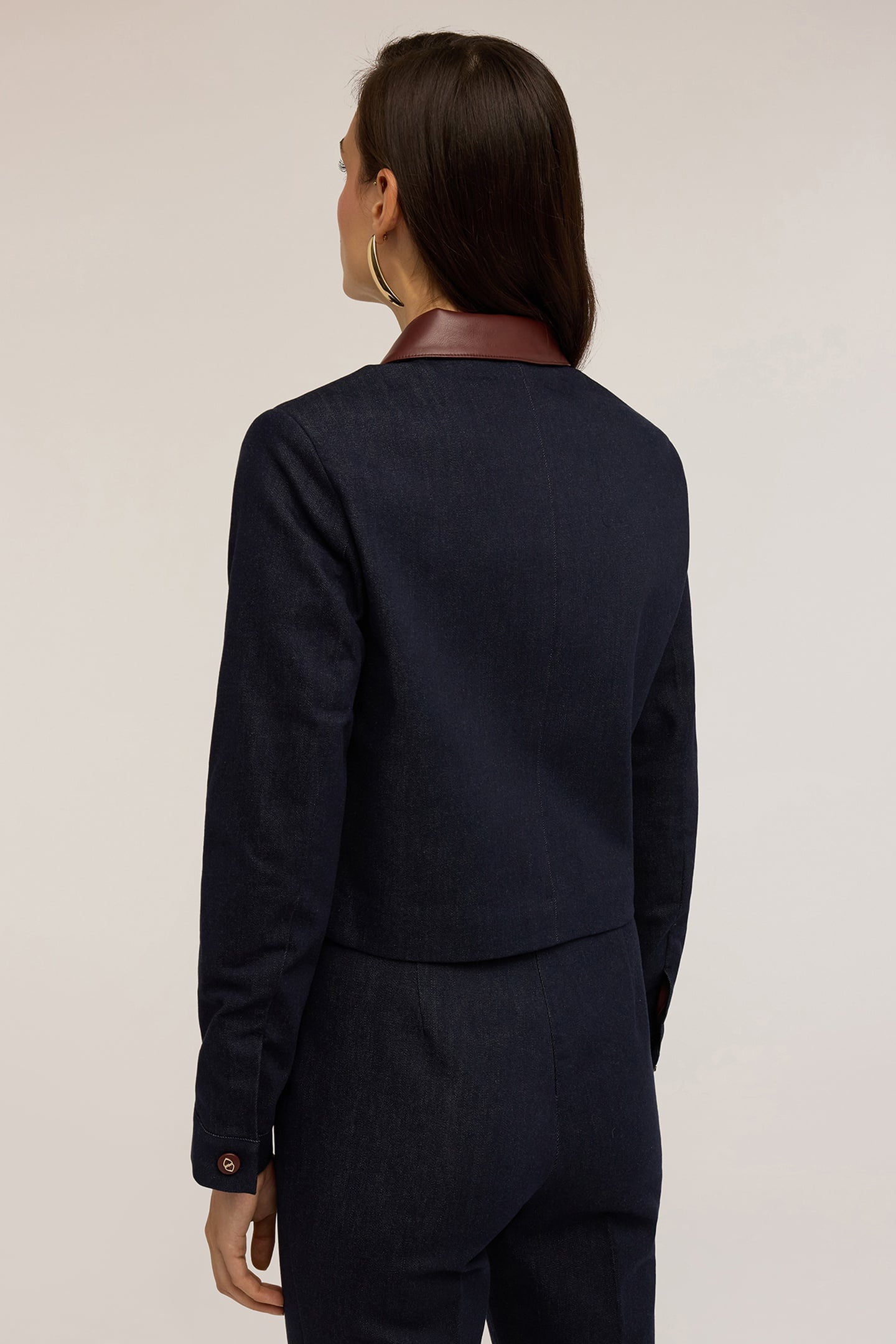 DENIM JACKET WITH INSERTS BLUE 3