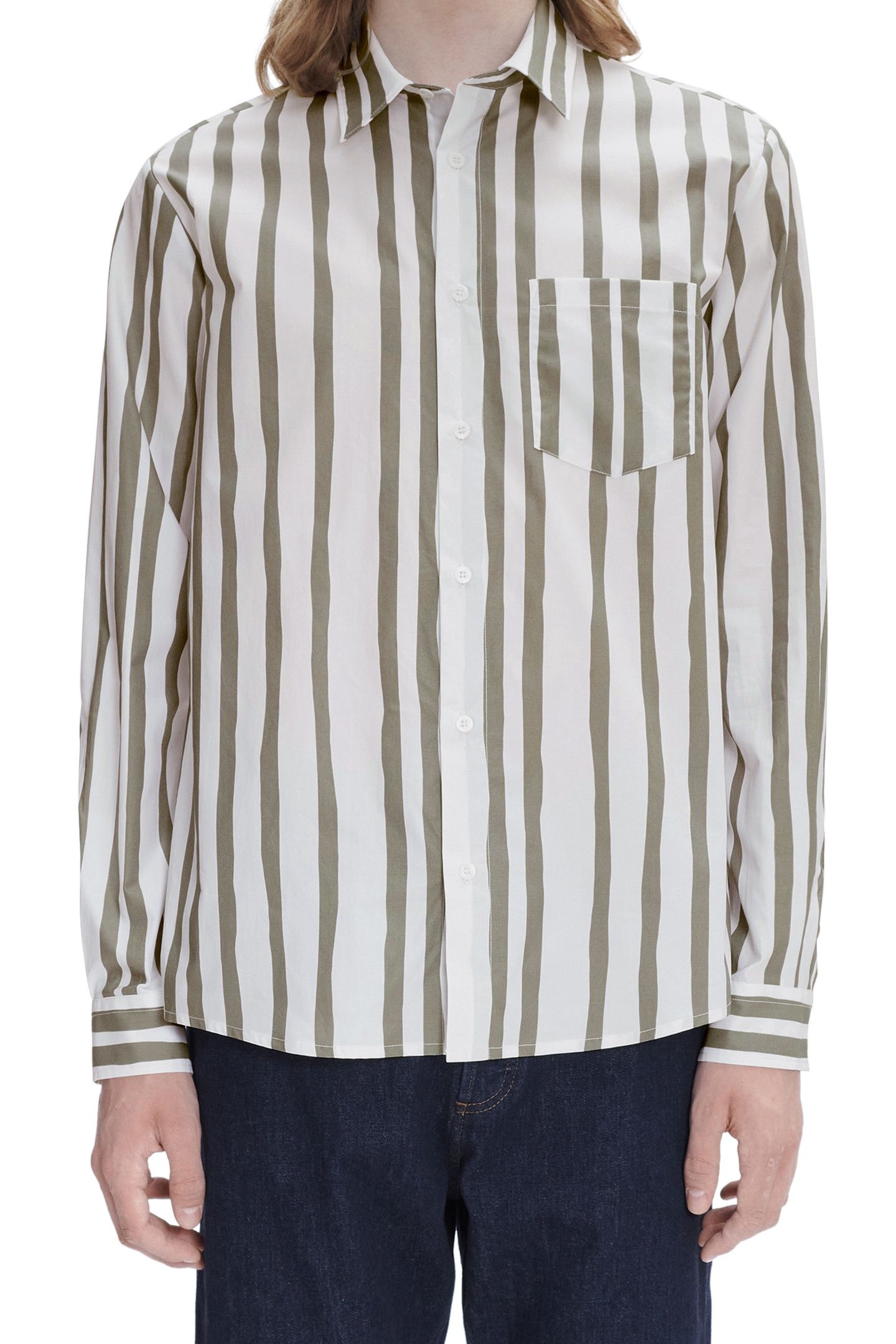 UNISEX SHIRT MATHIEU OLIVE 1