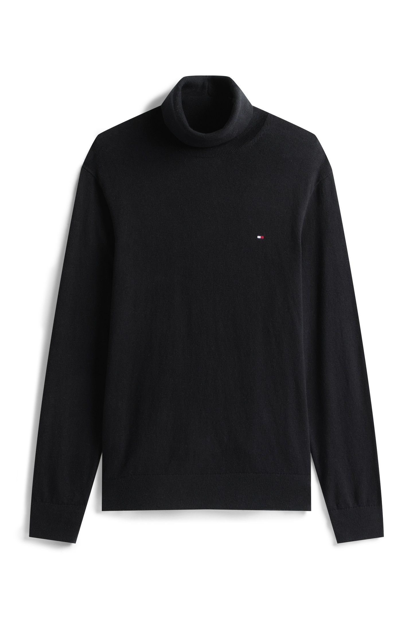 PIMA COTTON CASHMERE SWEATER BLACK 4